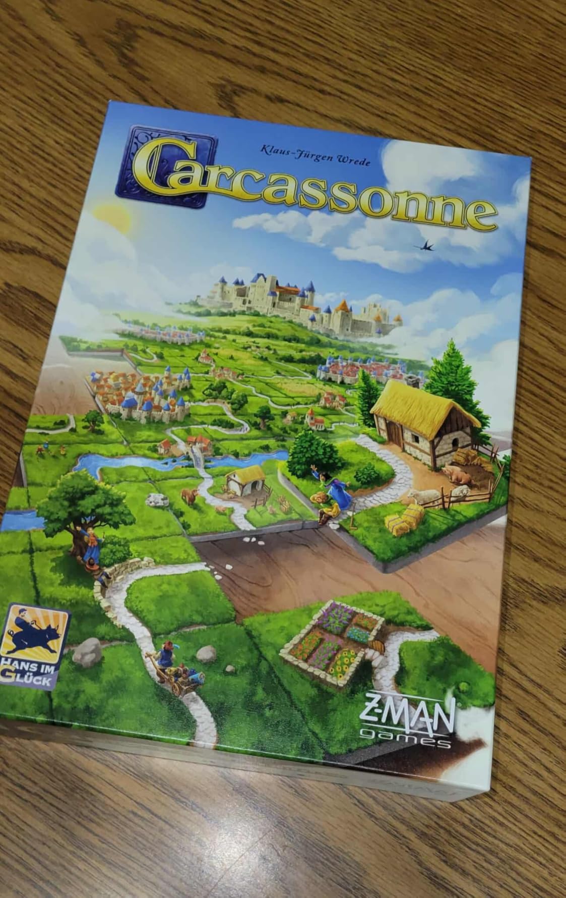 Carcassonne Tile Placement Strategy Board Game, 2-5 Players, 35 Min customer photo 2