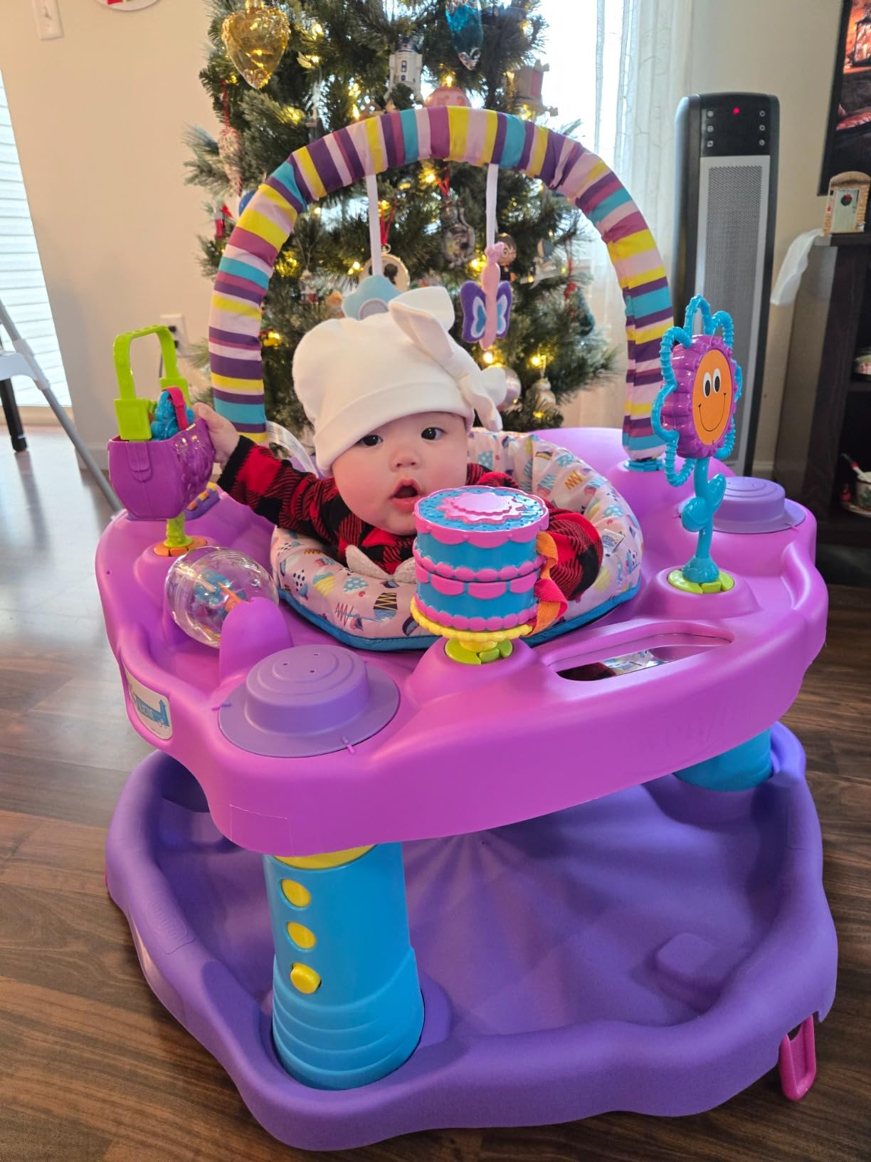 Evenflo Exersaucer Bouncing Activity Saucer, Sweet Tea Party customer photo 2