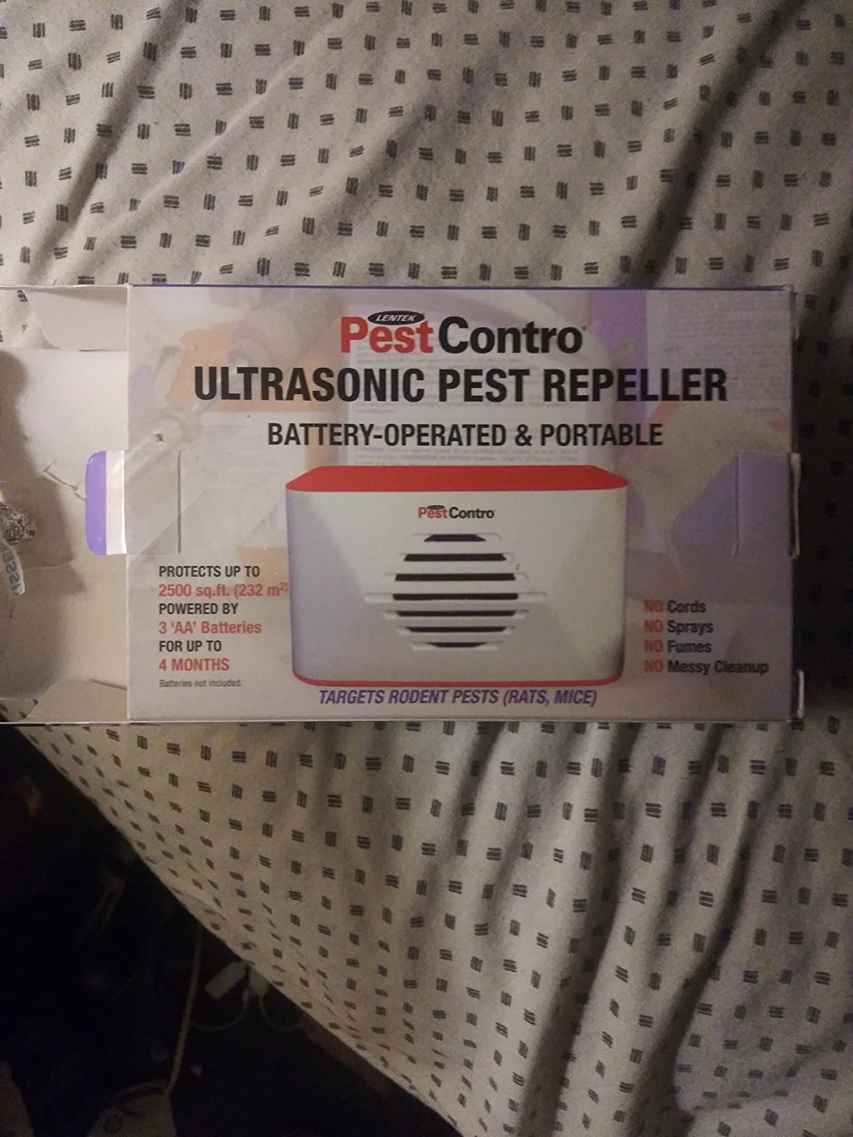 PestContro Portable Ultrasonic Rodent Repeller, Cordless Non-Lethal Pest Control, Dual Frequency, Mice Rats Squirrels Chipmunks Kitchen Office Garage Basement Shed Storage Attic customer photo 2