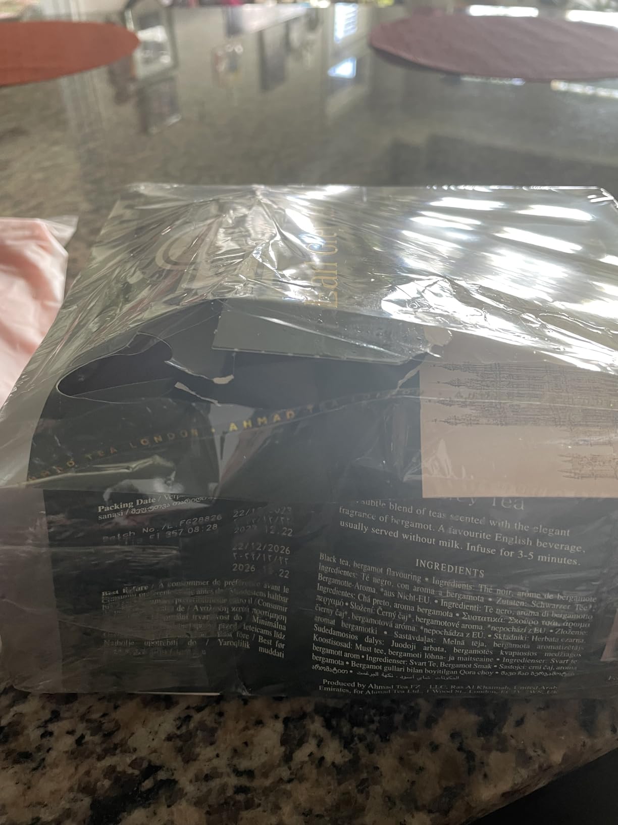 Ahmad Tea Earl Grey foil teabags, 100 Count customer photo 1