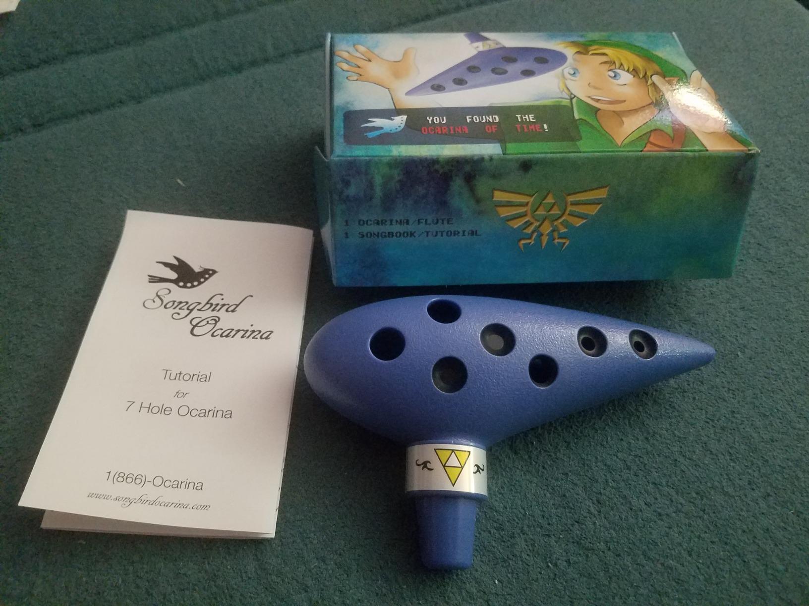 Songbird Ocarina of Time Replica - Ocarina Musical Instrument with Tutorial and Songs - Tuned in C with Crystal Clear High Notes customer photo 1