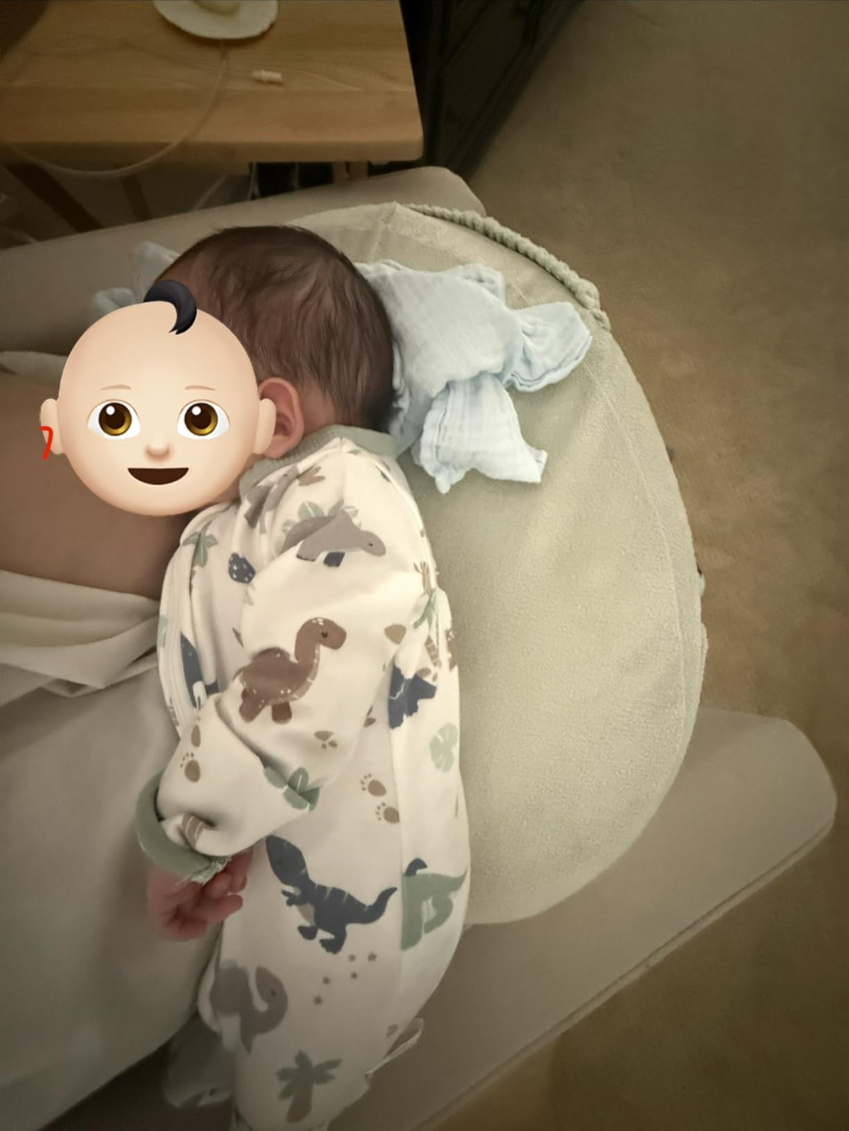 My Brest Friend Nursing Pillow - Deluxe - Enhanced Comfort w/ Slipcover - Ergonomic Breastfeeding Pillow For Ultimate Support For Mom & Baby - Adjustable Pillow W/ Handy Side Pocket, Evening Grey customer photo 2