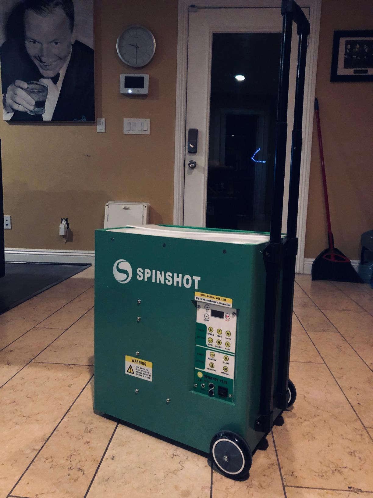 Spinshot Plus Tennis Ball Machine (Best Model for an Intermediate Player) customer photo 1