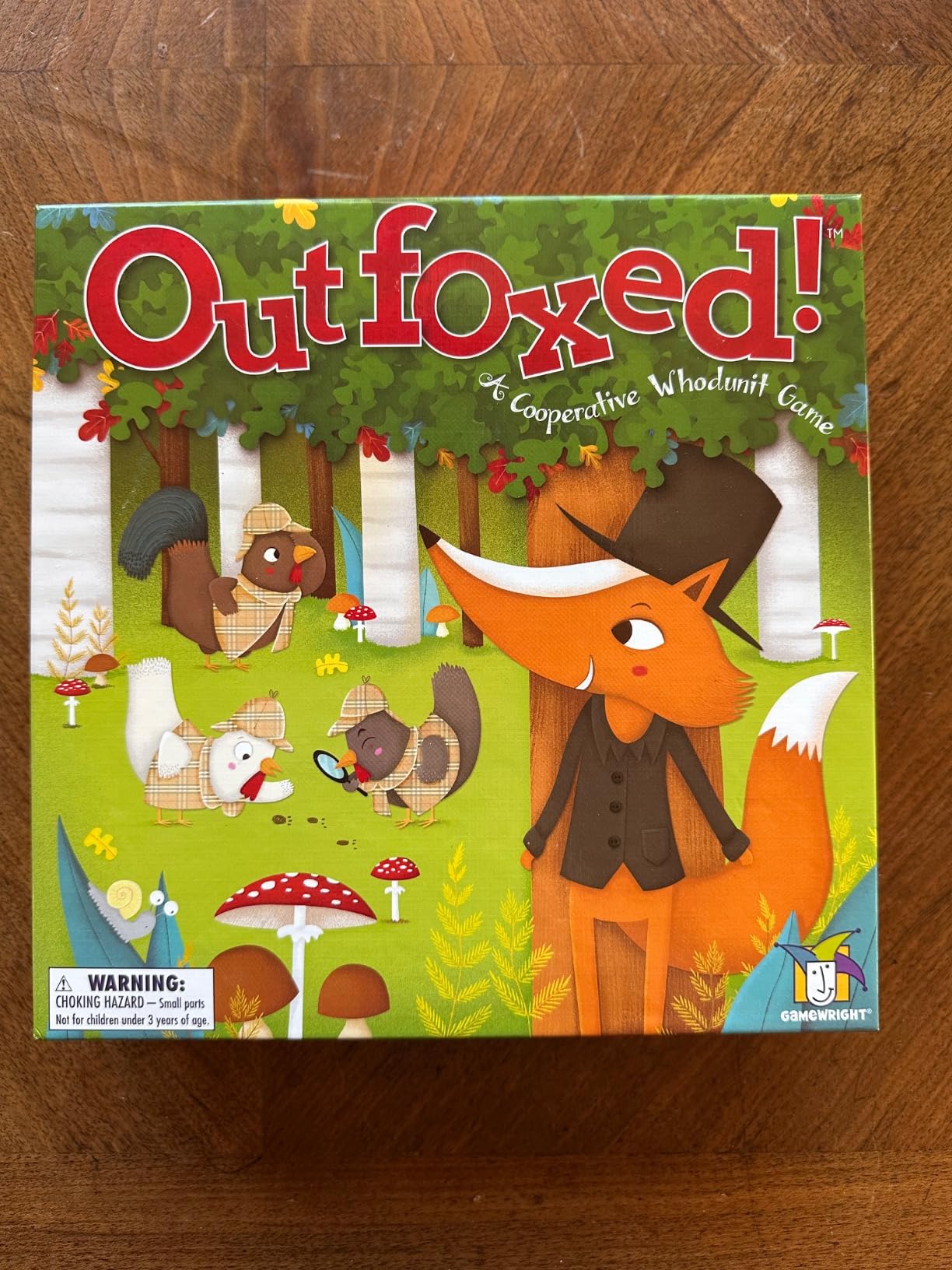 OUTFOXED, A CLASSIC WHO DUNNIT GAME FOR PRESCHOOLERS, 4 players customer photo 2