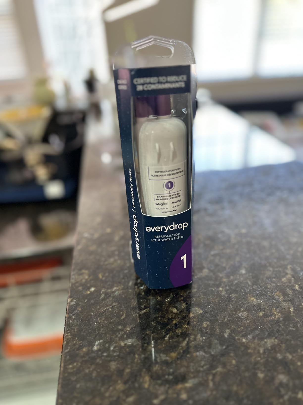 everydrop by Whirlpool Ice & Water Refrigerator Filter 1, Purple, EDR1RXD1 customer photo 1