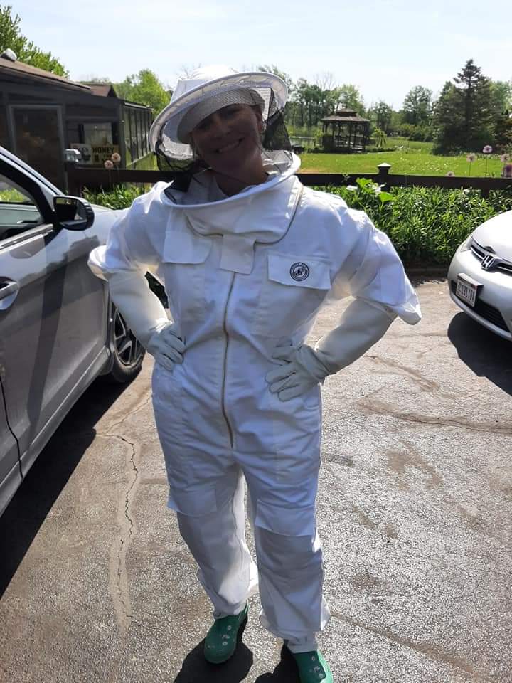 Humble Bee 410 Polycotton Beekeeping Suit with Round Veil customer photo 2