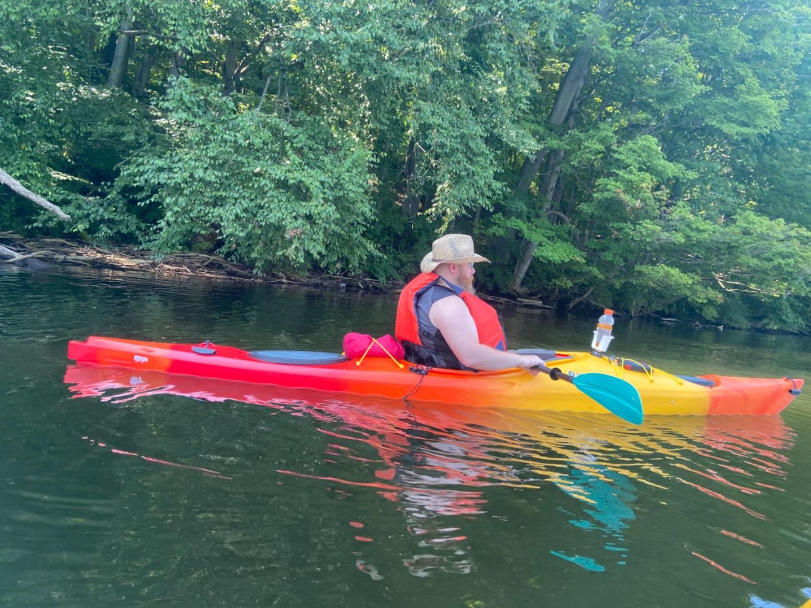 Perception Kayaks Conduit 13 | Sit Inside Kayak | Recreational Kayak with Front and Rear Storage | 13' | customer photo 2