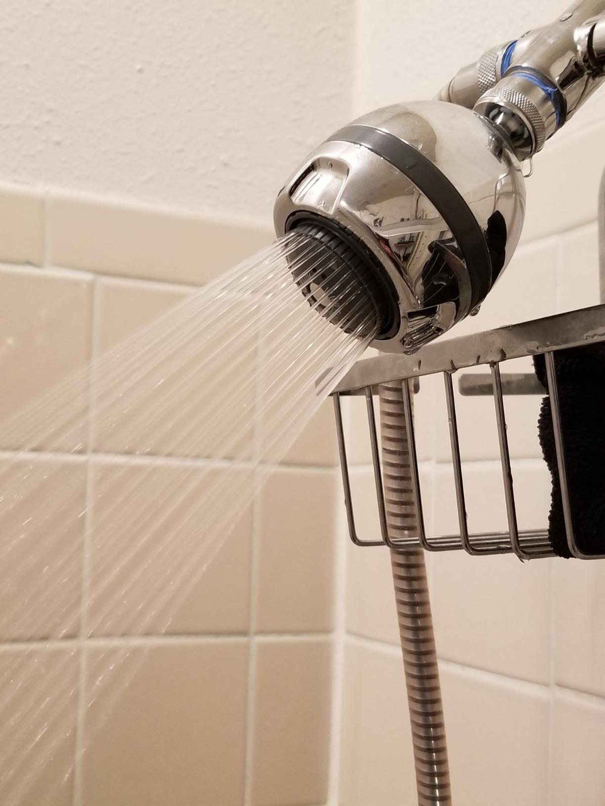 Extreme performance for low water pressure The Fire Hydrant Spa Short Chrome Massager Shower Head customer photo 2