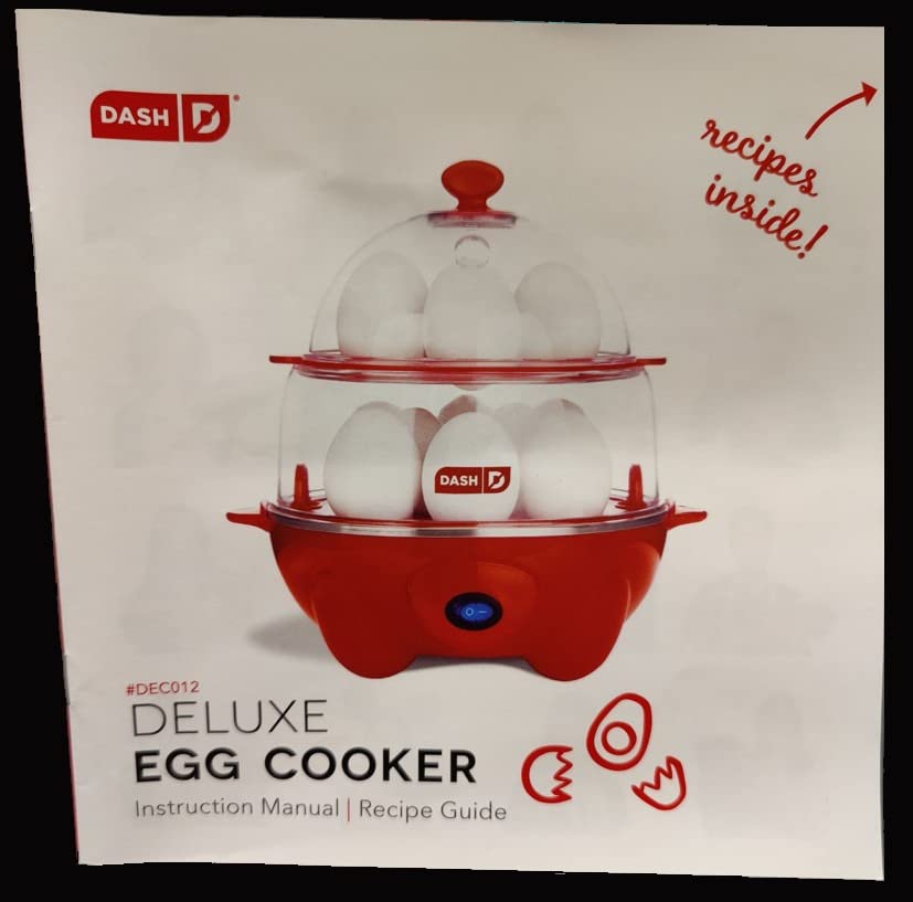 Dash Deluxe Egg Cooker, 12 Hard Boiled Eggs, Black | Electric Double Decker Egg Poacher, Steamer & Omelette Maker Machine, Soft or Poached Eggs, Auto Shut-Off, BPA-Free customer photo 1