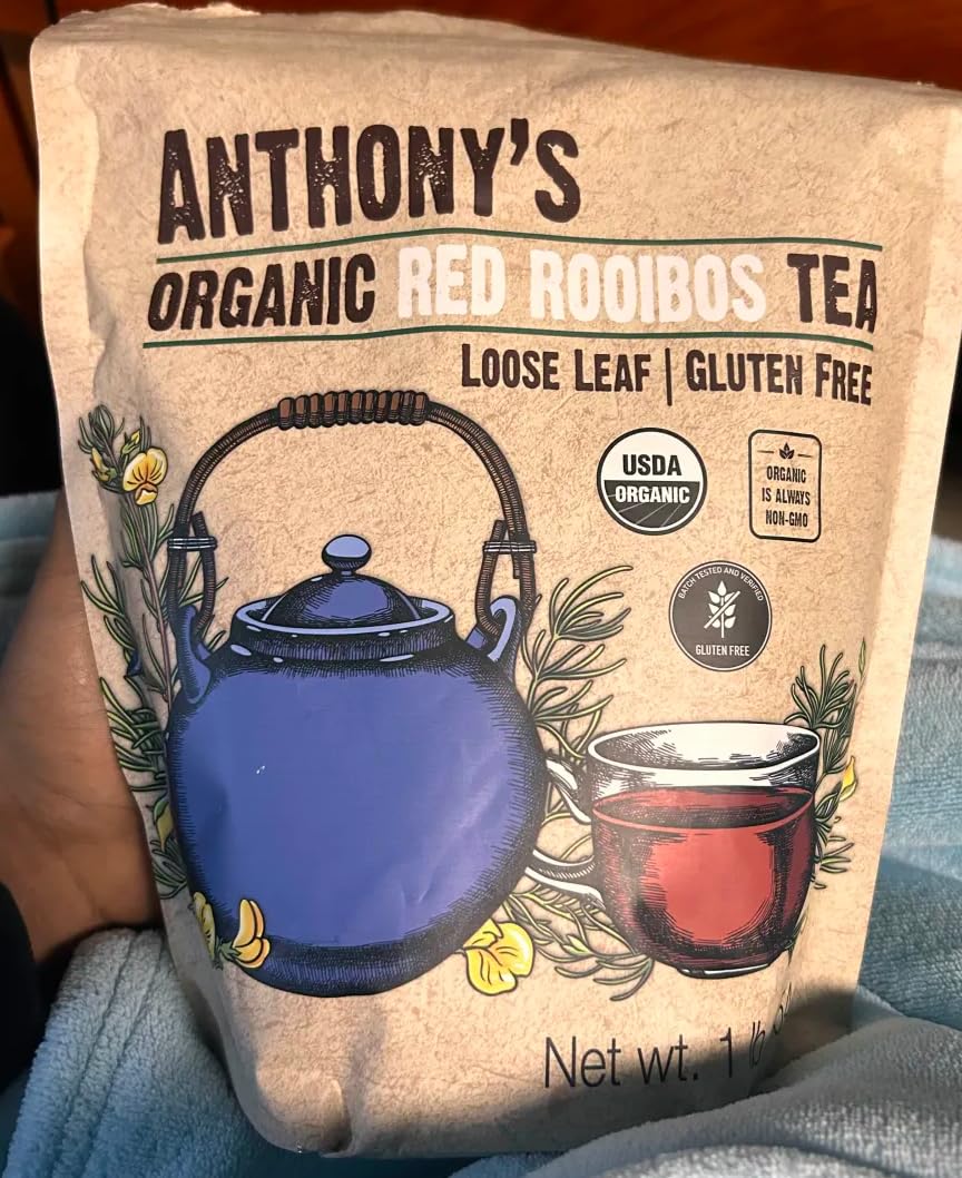 Anthony's Organic Red Rooibos Loose Leaf Tea, 1 lb, Gluten Free, Non GMO, Non Irradiated, Keto Friendly customer photo 1