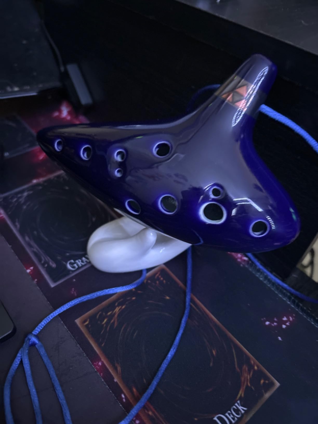 Ohuhu Zelda Ocarina 12 Hole Alto C with Song Book, Gift for Zelda Fans Blue customer photo 1