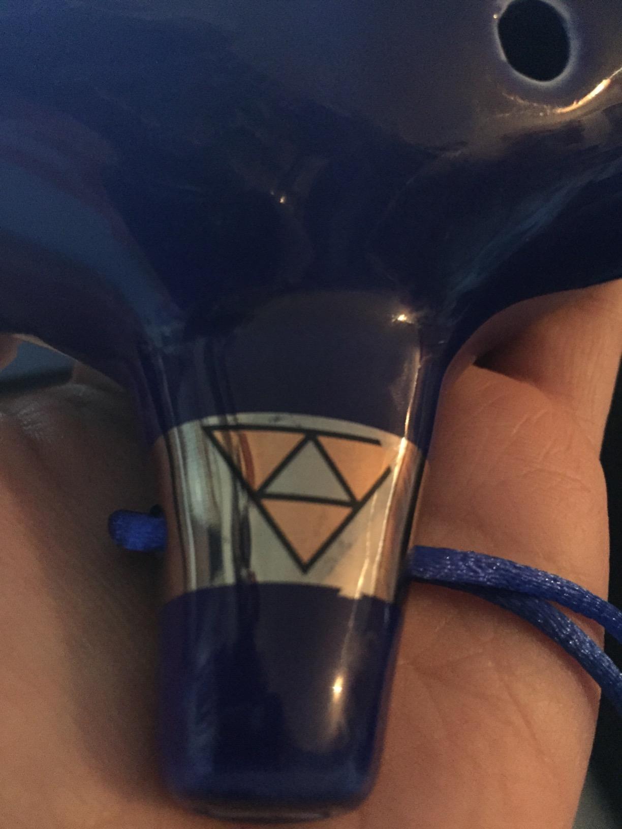 Ohuhu Zelda Ocarina 12 Hole Alto C with Song Book, Gift for Zelda Fans Blue customer photo 2