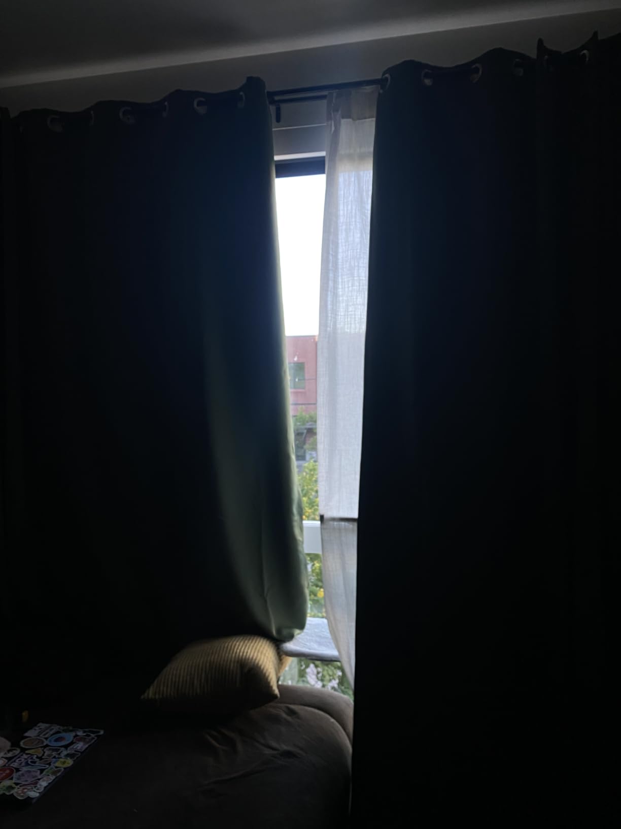H.VERSAILTEX 100% Blackout Curtains for Bedroom Black Out Curtains 96 inch Thermal Insulated Long Blackout Curtains for Living Room, Energy Saving Curtains for Patio Door Grommet (1 Panel, Jet Black) customer photo 1