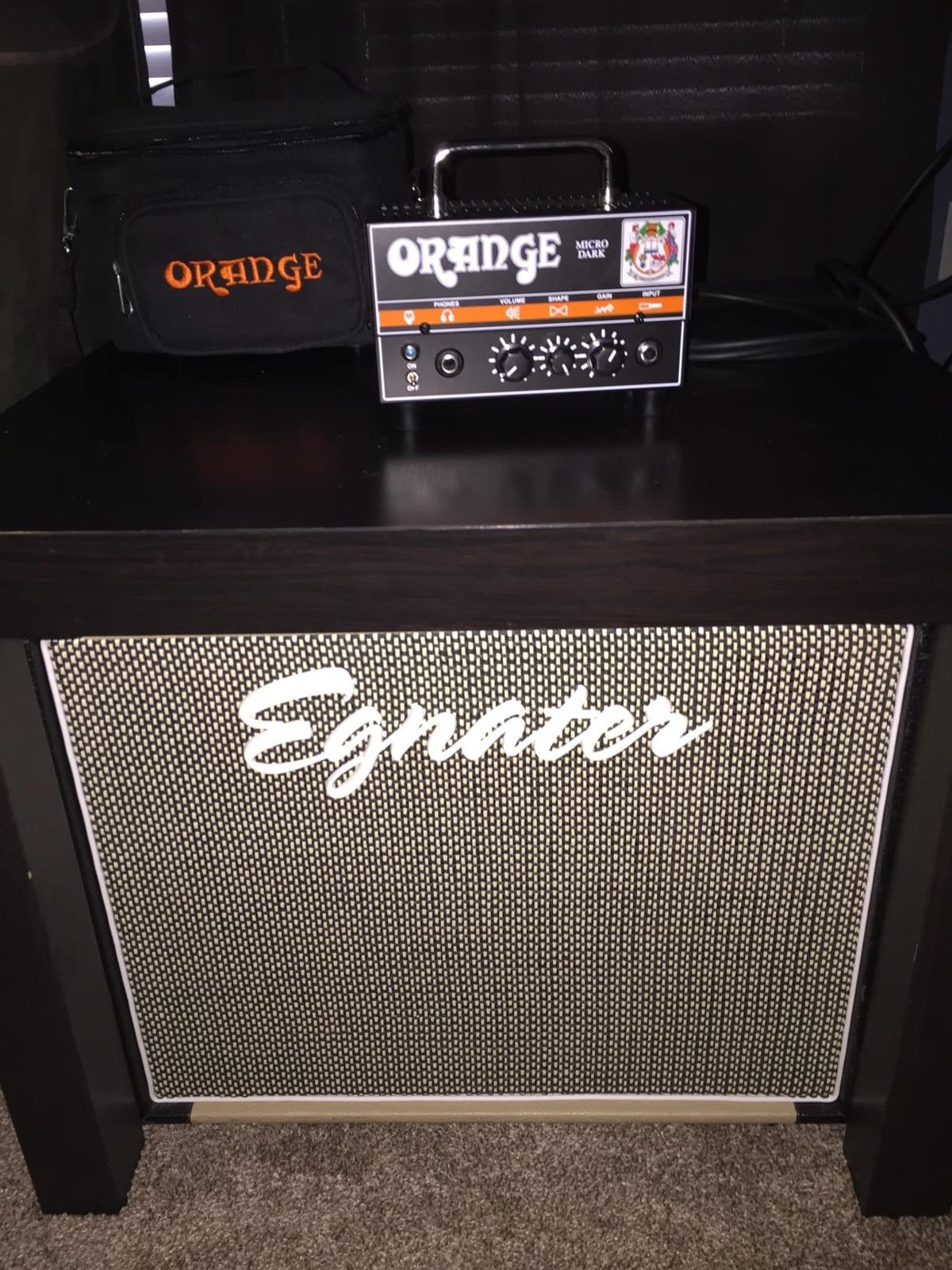 Orange Micro Dark Terror Mini Guitar Amp Head 20 Watts customer photo 2