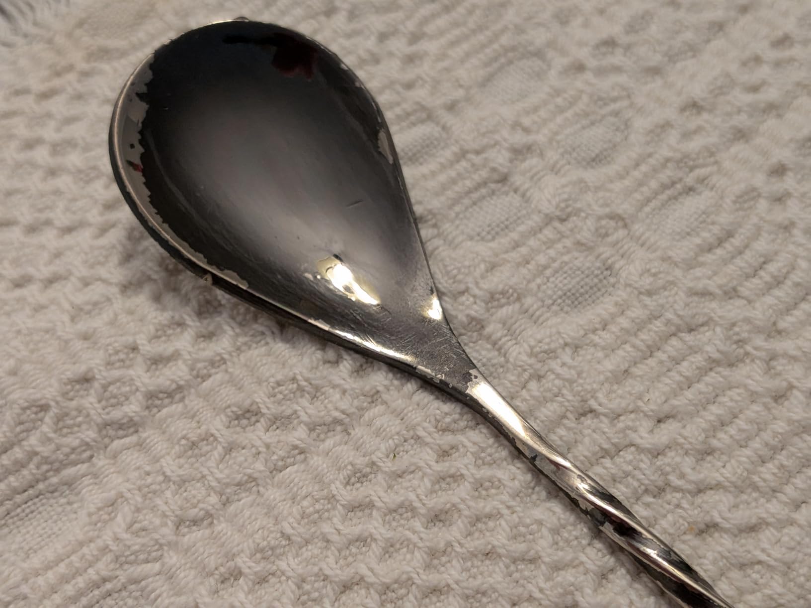 Viski Stainless Steel Weighted Barspoon, Japanese Style Twisted Stem Handle, Teardrop Weight,Silver customer photo 2