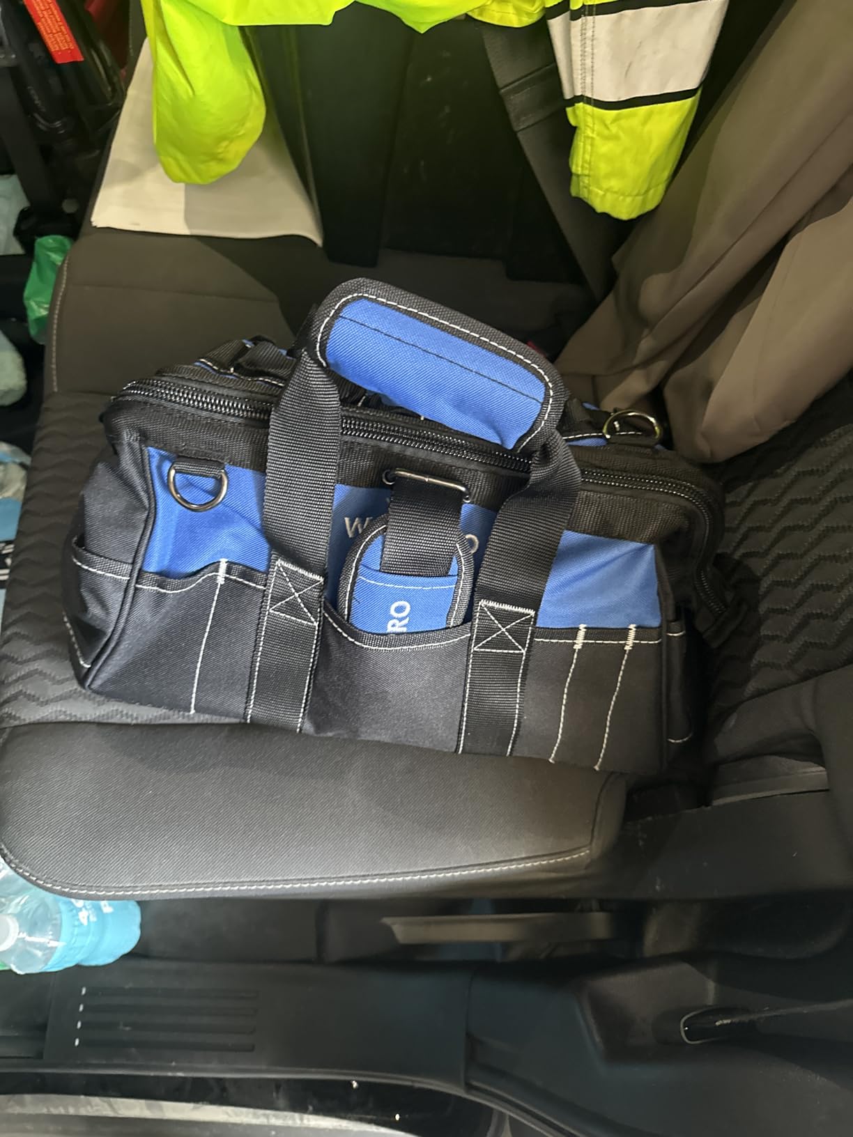 WORKPRO 16-inch Wide Mouth Tool Bag with Water-Proof Molded Base customer photo 1