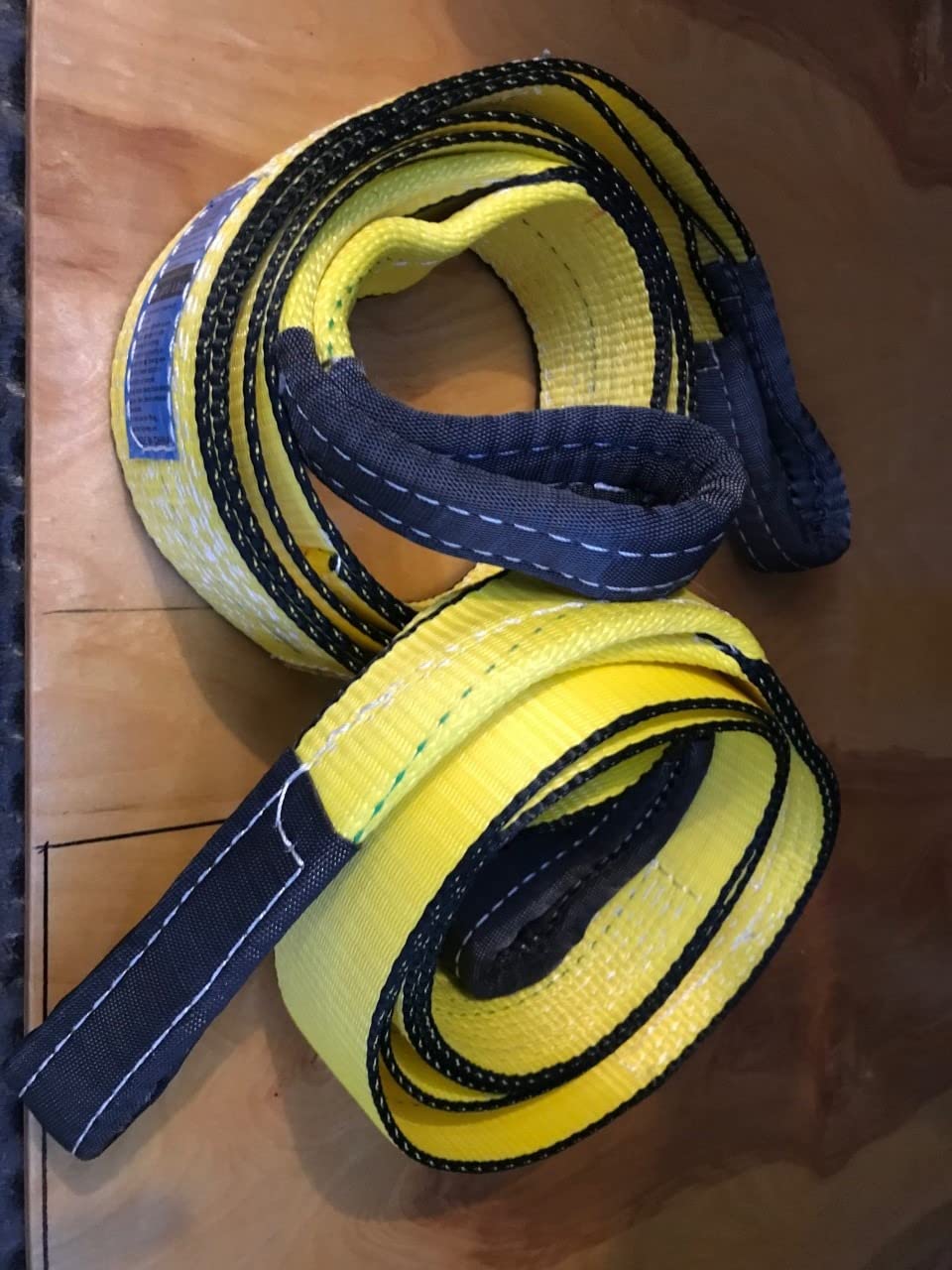TGL Heavy Duty Tow Strap, Recovery Tow Strap 3 inch, 20 Foot, Truck Strap | Heavy duty tow strap with loops, short tow strap, truck tow strap, recovery tow strap customer photo 2