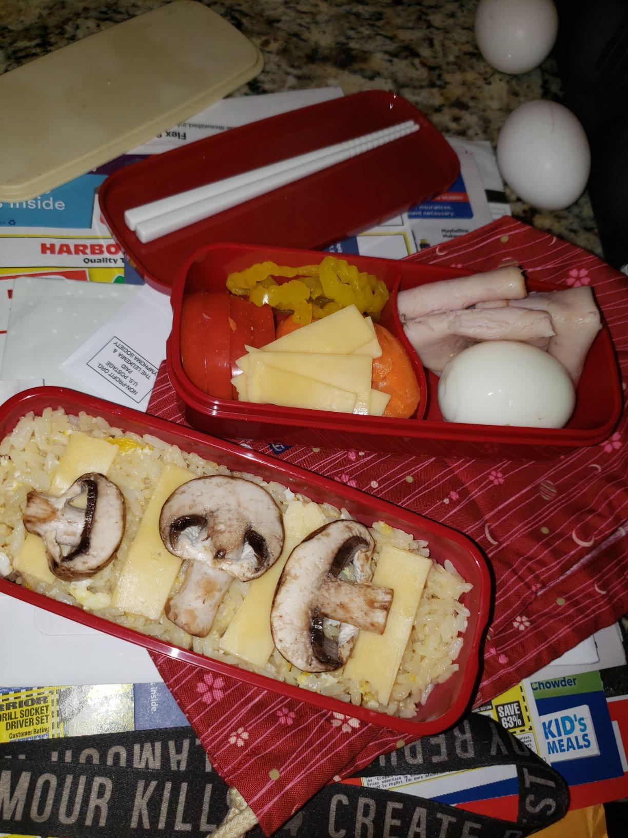 OSK Japanese Traditional Rabbit Moon Bento Box Set, PW-28C Renewal Version, Made in Japan customer photo 1