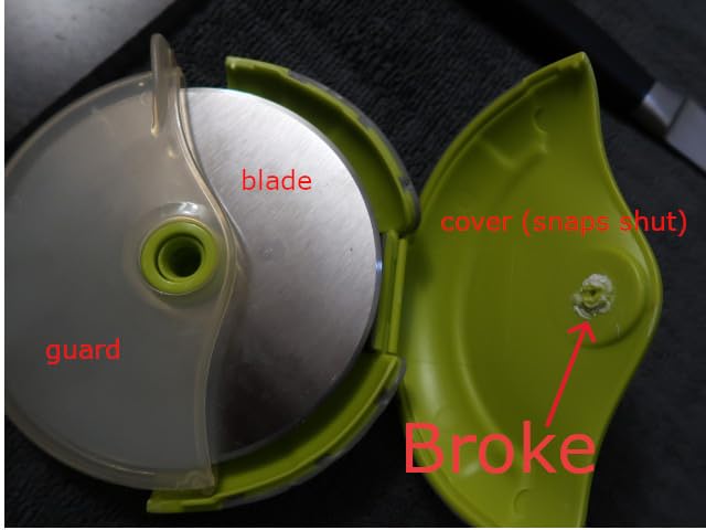 Kitchy Pizza Cutter Wheel, Sharp Blade, Easy to Clean, Non-Slip Handle customer photo 1
