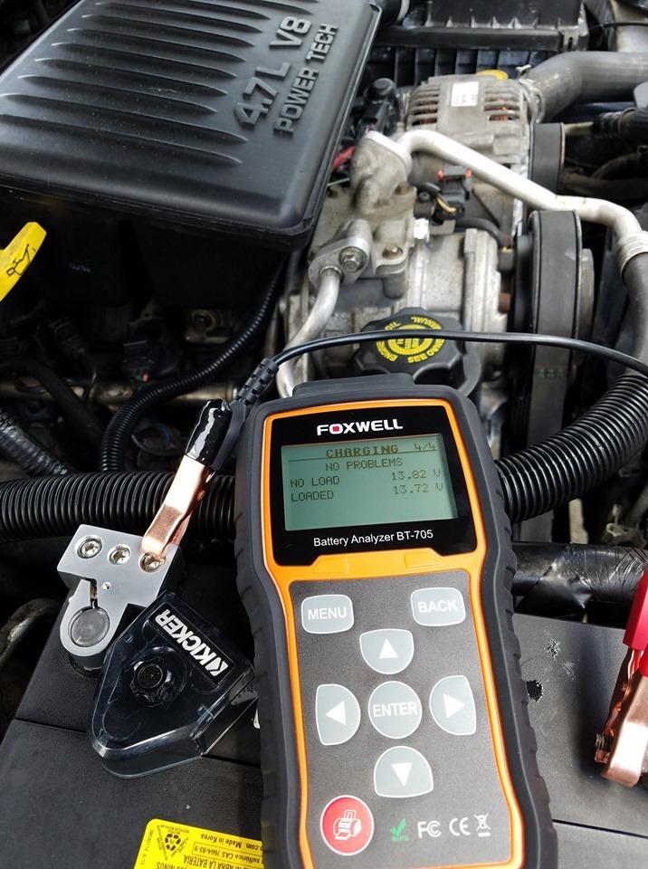 FOXWELL BT705 Car Battery Tester 24V 12V, Alternator and Load Tester customer photo 1