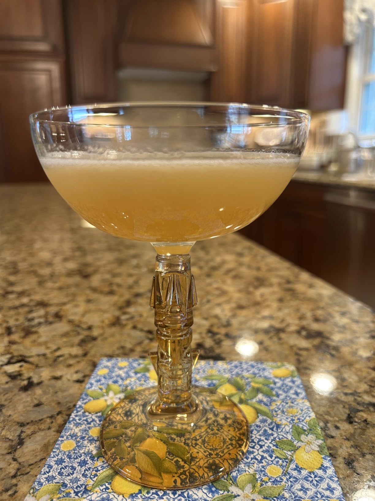 Libbey Capone Coupe Cocktail Glasses, Vintage Style, Diamond Cut Coupe Martini Glasses Set of 4, Traditional Cocktail Glass Set, Champagne Glasses customer photo 2