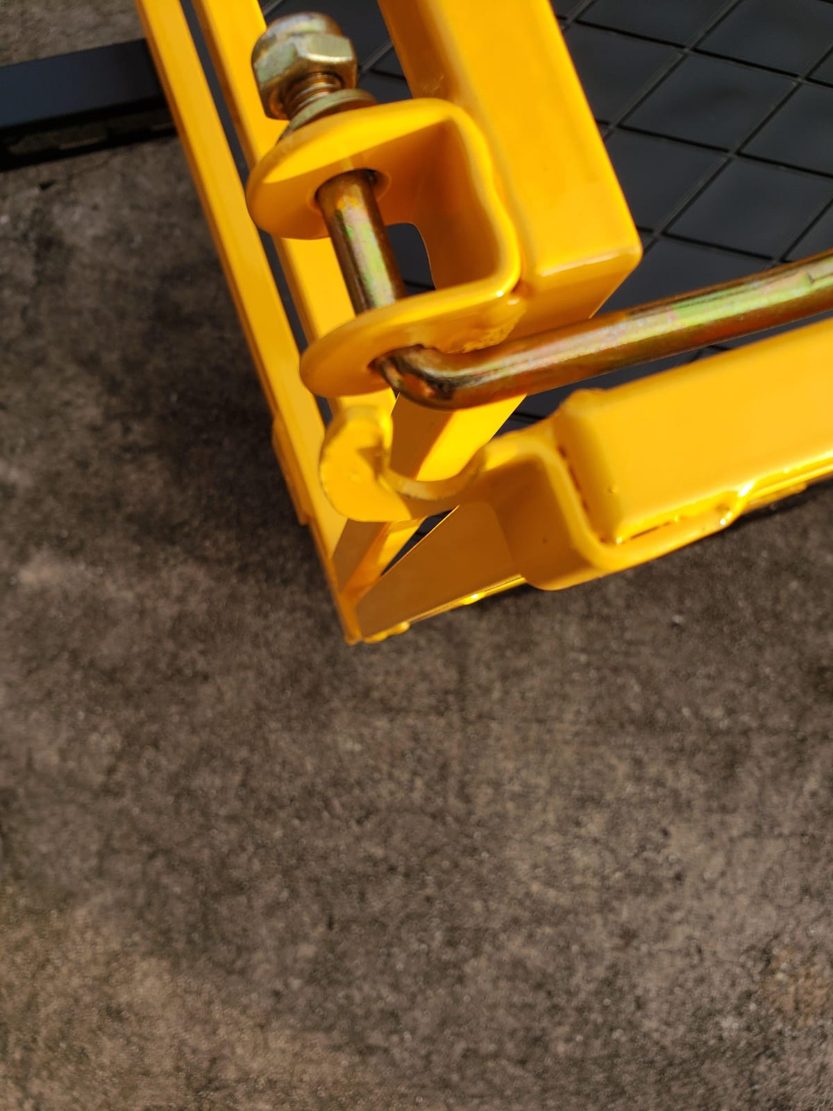 Gorilla Carts Steel Utility Garden Cart, 1200 lb. Capacity, Yellow customer photo 2