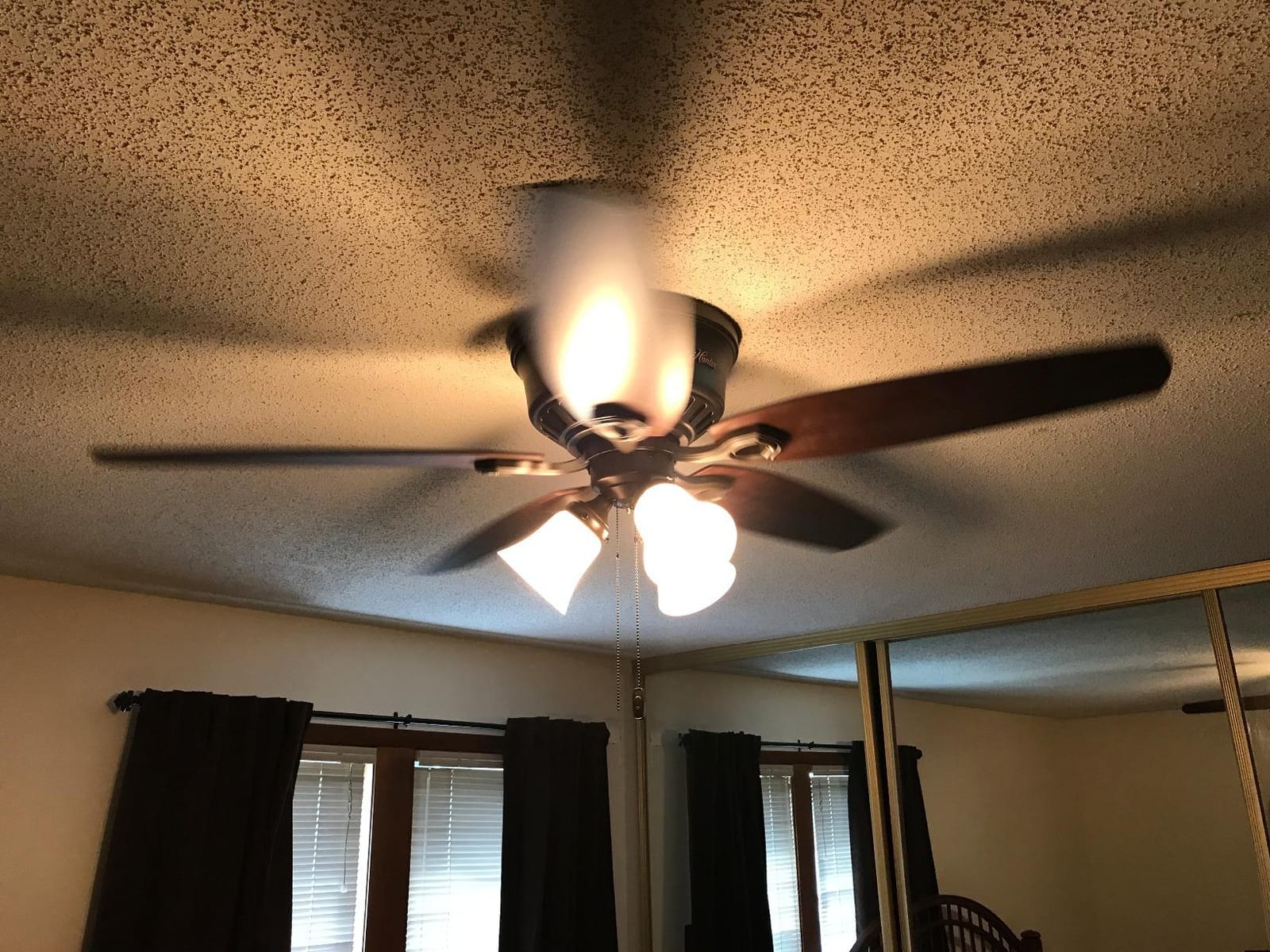 Hunter Builder, Indoor, Ceiling Fan, with LED Lights, 52 inch, New Bronze customer photo 2