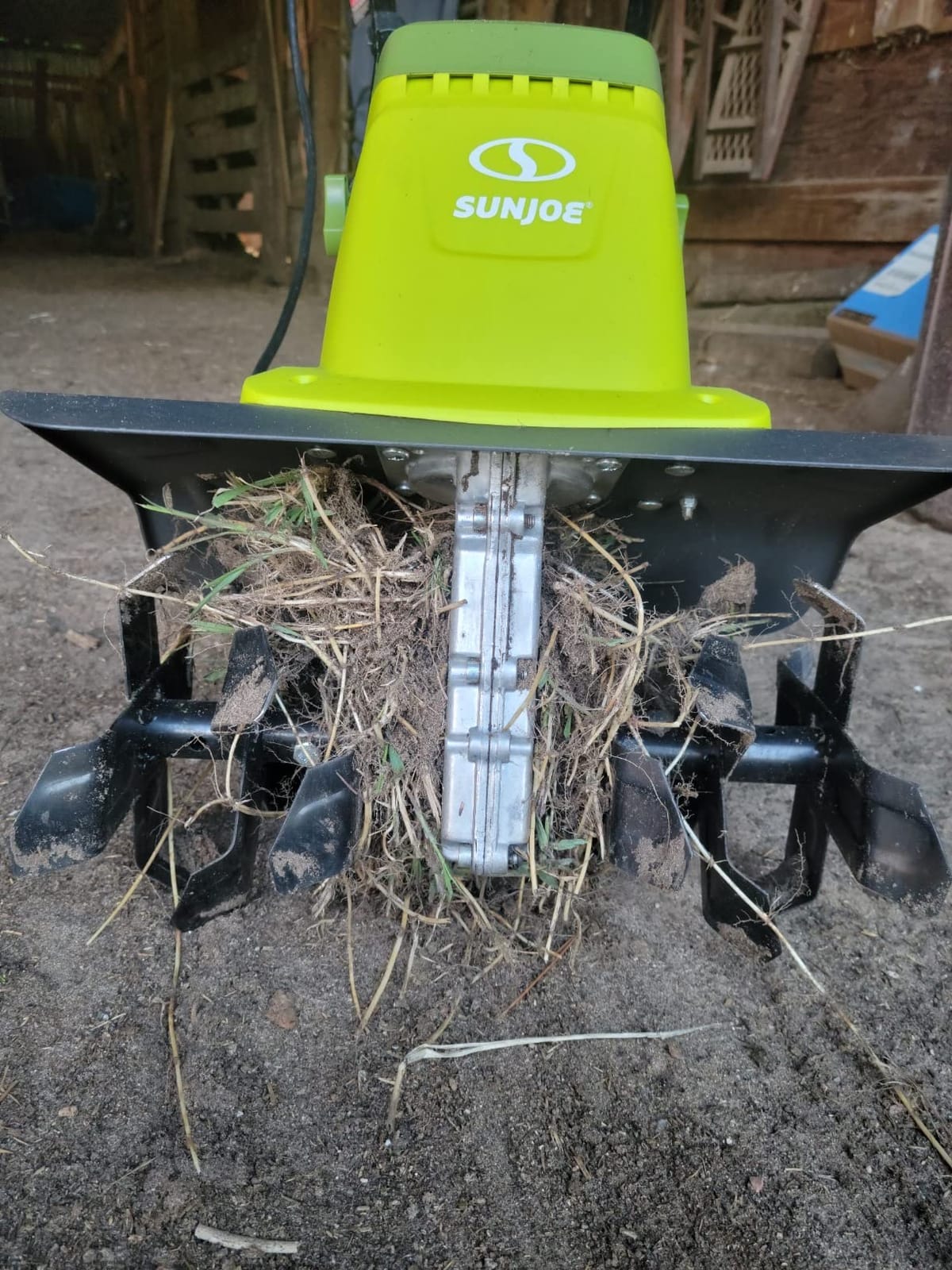 Sun Joe Corded Electric Garden Tiller & Cultivator with Steel Tines, TJ604E customer photo 1