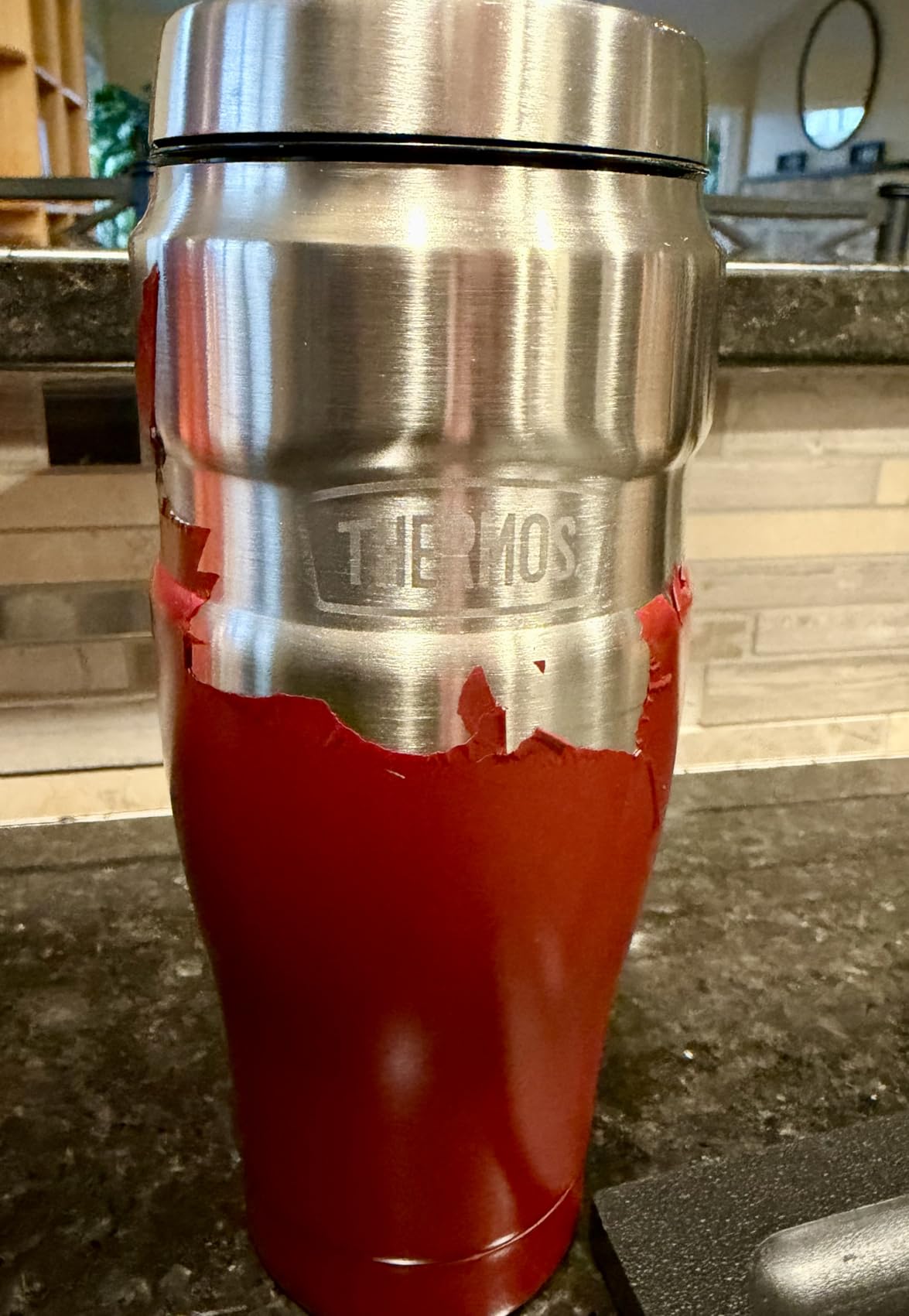 THERMOS Stainless King Vacuum-Insulated Travel Tumbler, 16 Ounce, Matte Steel customer photo 1