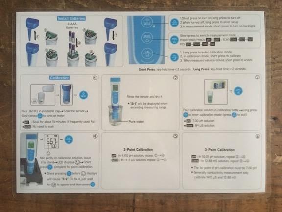 Apera Instruments AI311 Premium Series PH60 Waterproof pH Pocket Tester Kit, Replaceable Probe, ±0.01 pH Accuracy, Lcd display customer photo 1