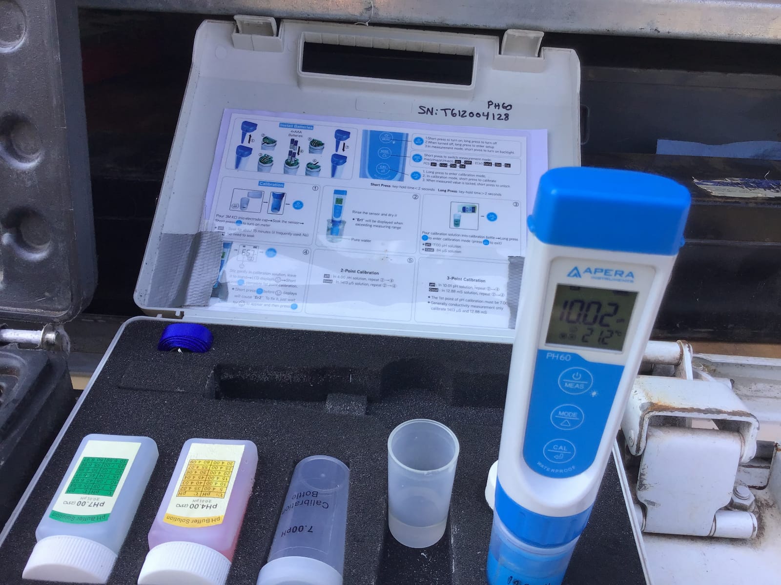 Apera Instruments AI311 Premium Series PH60 Waterproof pH Pocket Tester Kit, Replaceable Probe, ±0.01 pH Accuracy, Lcd display customer photo 2