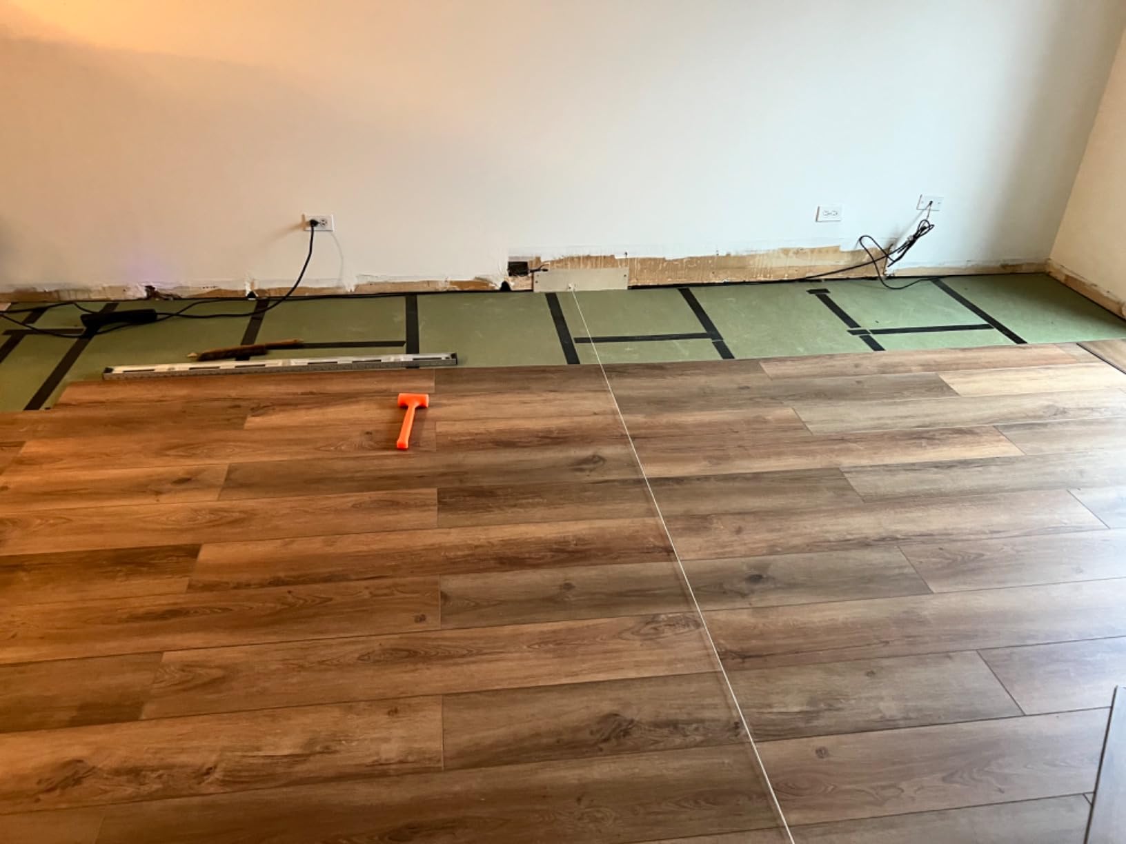 Wood Fiber Flooring Underlayment, 6mm (1/4 Inch) Thickness - 90 Sq Ft, Natural Soundproofing Insulation, for Laminate, Vinyl, LVT, LVP, or Hardwood customer photo 1