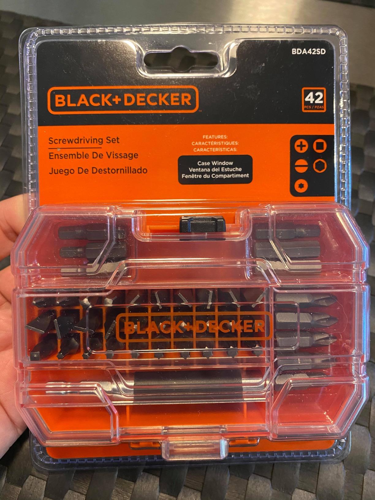 BLACK+DECKER 42-Piece Bit Set for Screwdriver (BDA42SD) customer photo 2