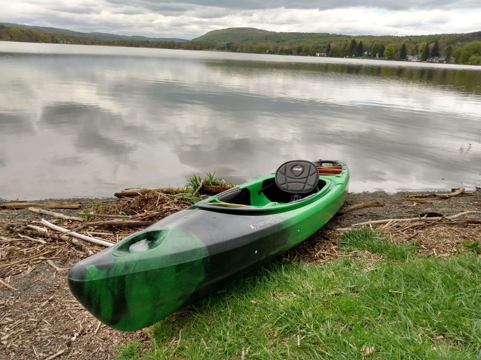 Perception Sound 10.5 | Sit Inside Kayak for Fishing and Fun | Two Rod Holders | Large Rear Storage customer photo 2
