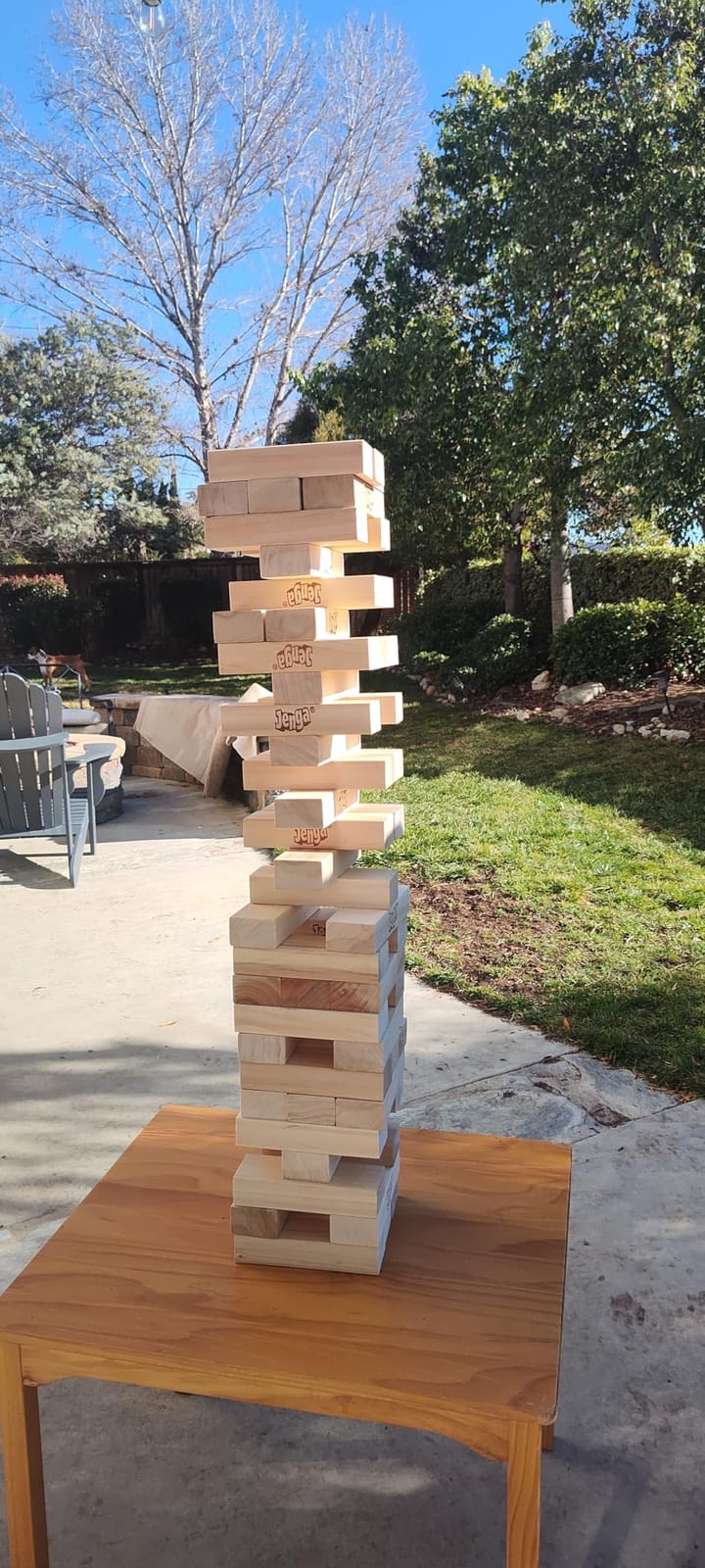 Jenga GIANT - Hardwood Blocks - Stacks to Over 5 feet - Officially Licensed - JS7 customer photo 2