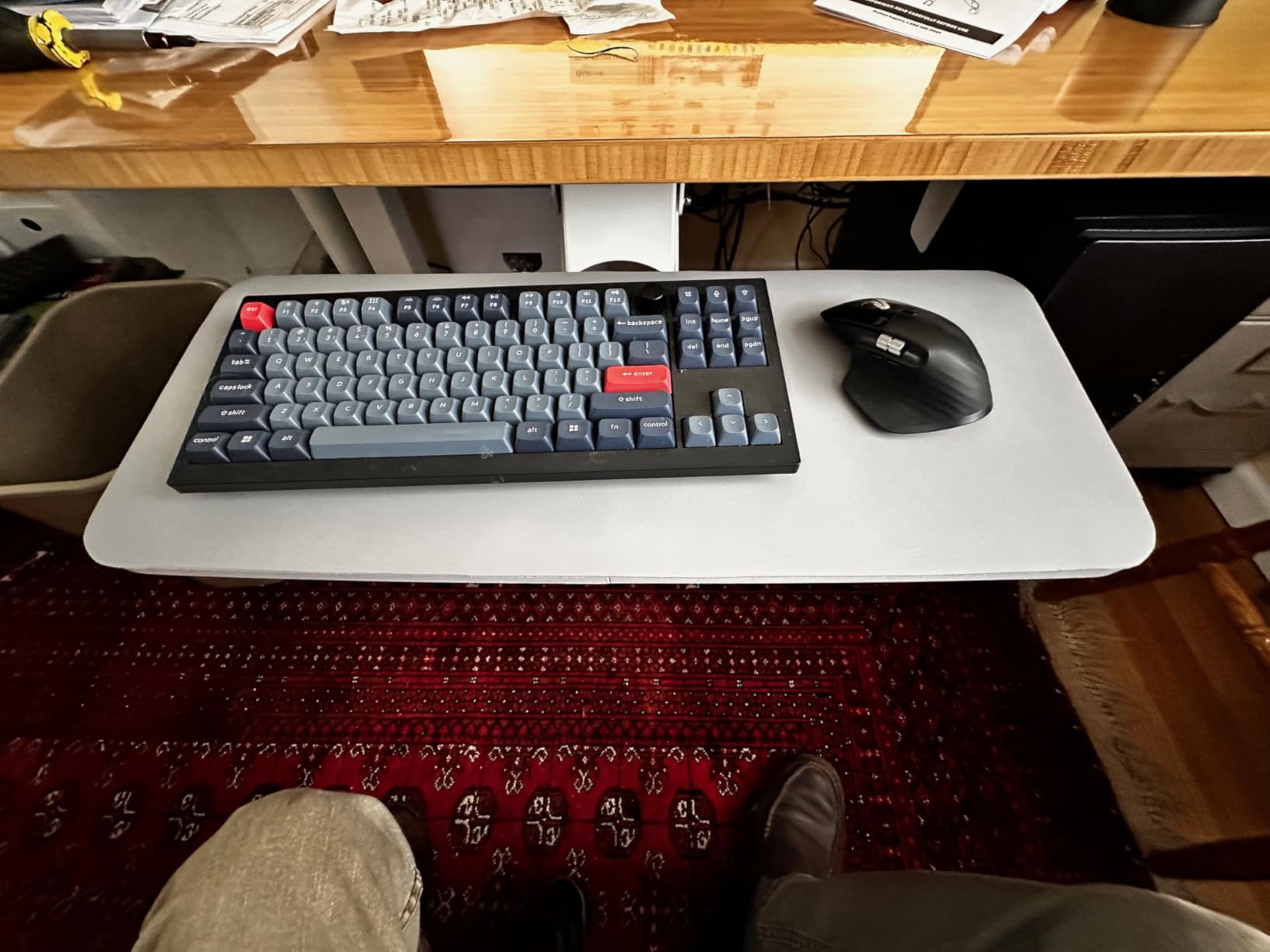 VIVO Black Under Desk 25 x 10 in Keyboard Tray, MOUNT-KB03B customer photo 2