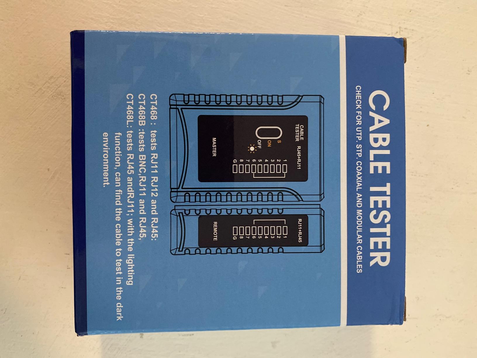 iMBAPrice - RJ45 Network Cable Tester for Lan Phone RJ45/RJ11/RJ12/CAT5/CAT6/CAT7 UTP Wire Test Tool customer photo 2