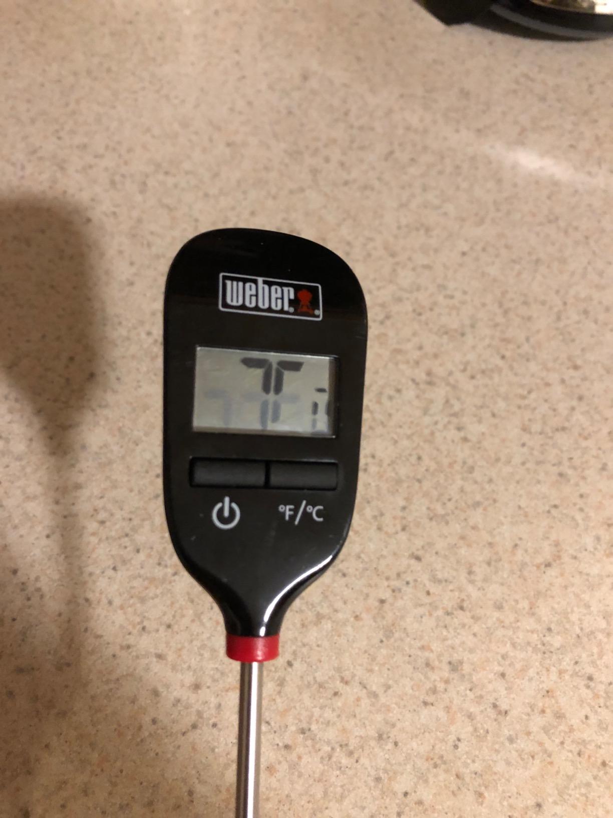 Weber® Instant‑Read Thermometer Probe, Black/Silver customer photo 1