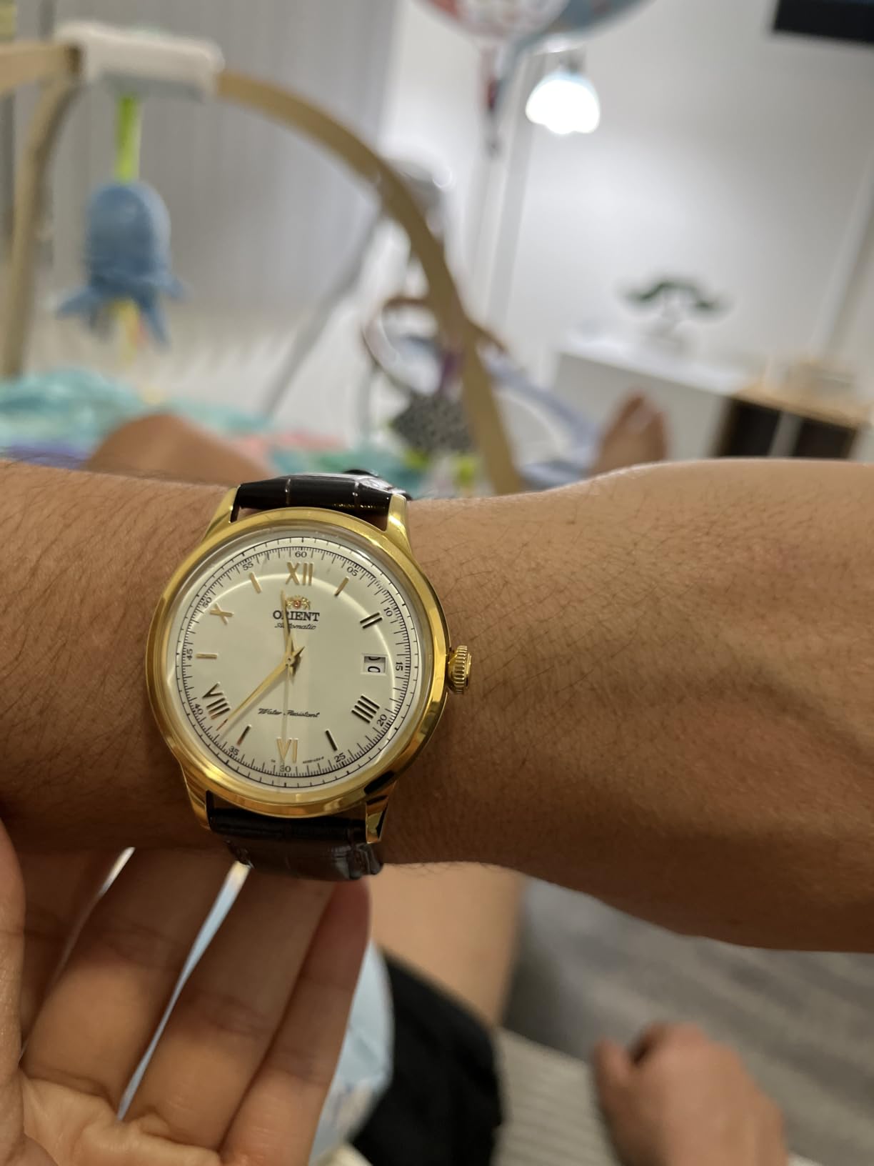 Orient Bambino Version 2 | Automatic/Hand-Winding Wrist Watch | 40.5 mm Case | Classic Watch customer photo 2