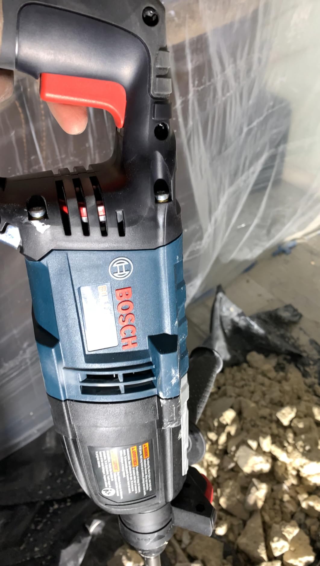 BOSCH 8.5 Amp GBH2-28L SDS-plus Bulldog Xtreme Max 1-1/8 In. Rotary customer photo 2