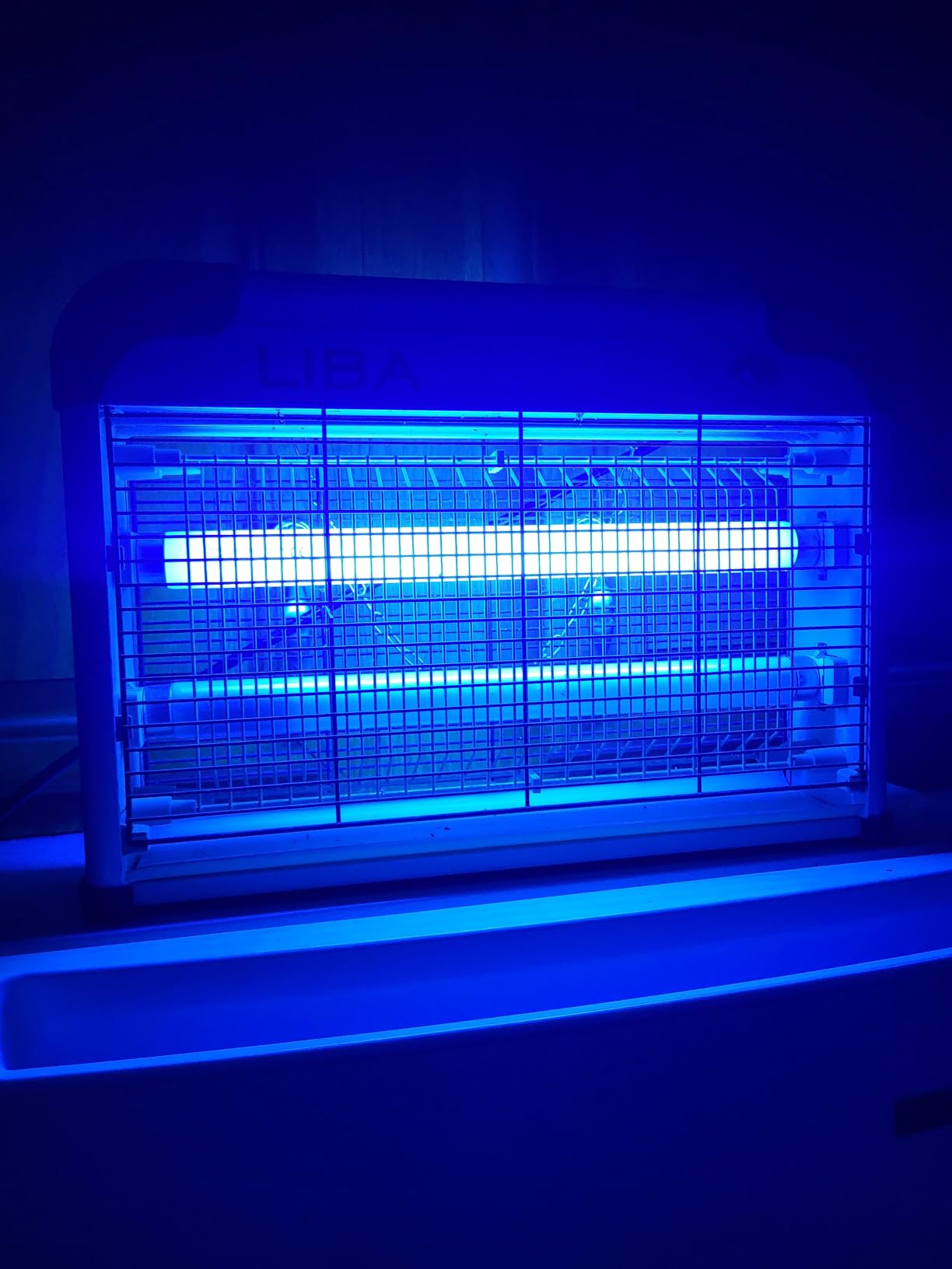 LiBa Bug Zapper 2800V Indoor, with 2 Extra Replacement Bulbs | 2800V grid kills flies and mosquitoes, removable washable tray, indoor Insect Killer, easy-to-clean customer photo 1