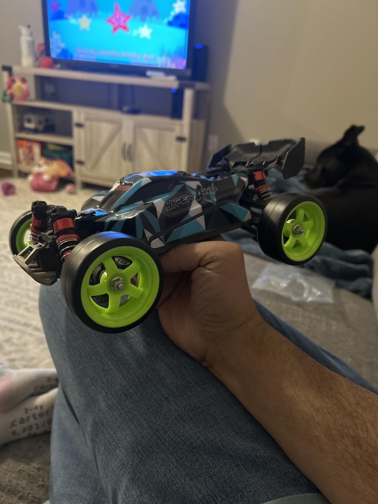 HobbyPark Hard Plastic 12mm Hex RC Drift Wheels and Tires for 1/10 Scale Tamiya HPI Traxxas Kyosho Redcat HSP Drifting, Set of 4 customer photo 1