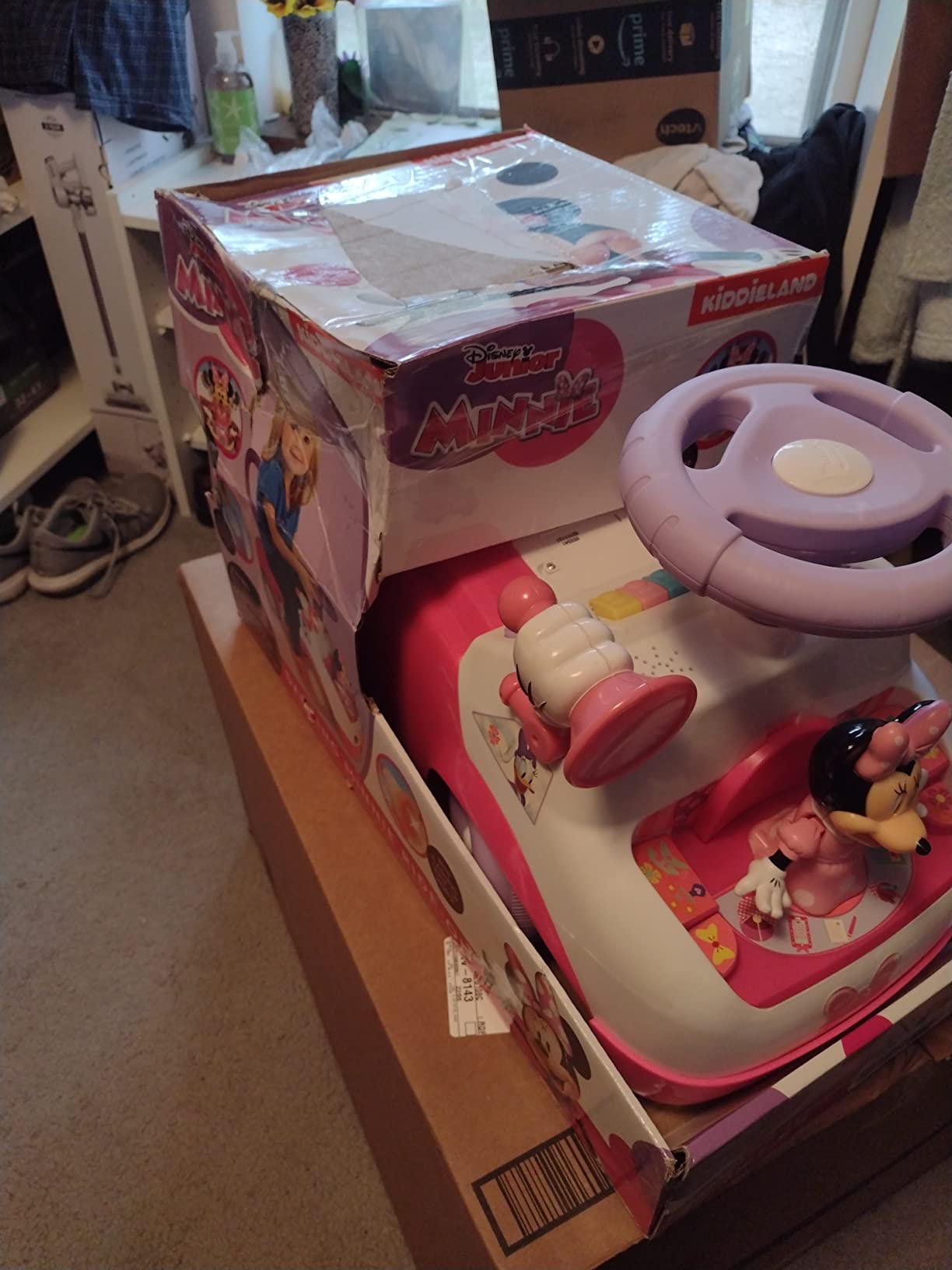 Kiddieland Minnie Dancing Ride-On Toy, Interactive Push Car for Ages 2+ customer photo 1