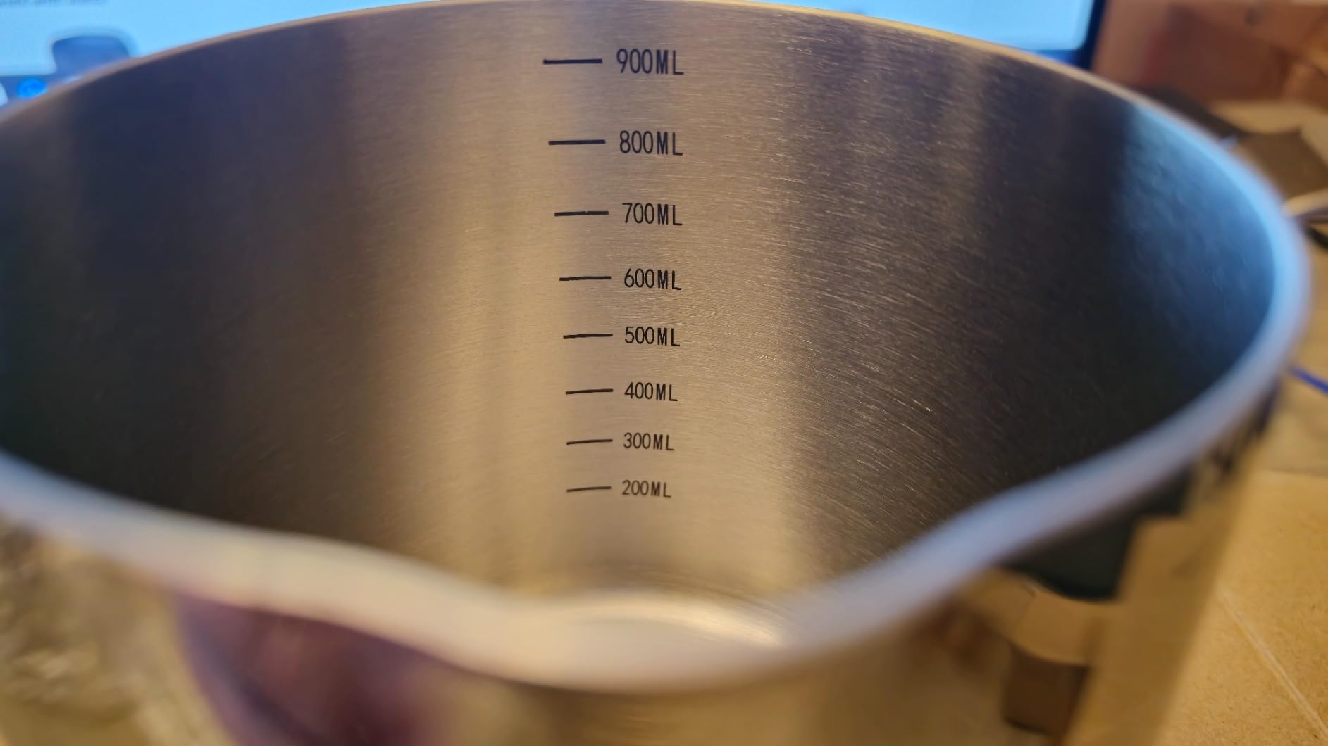 IMEEA 10oz Butter & Milk Warmer Pot 18/10 Tri-Ply Stainless Steel customer photo 2