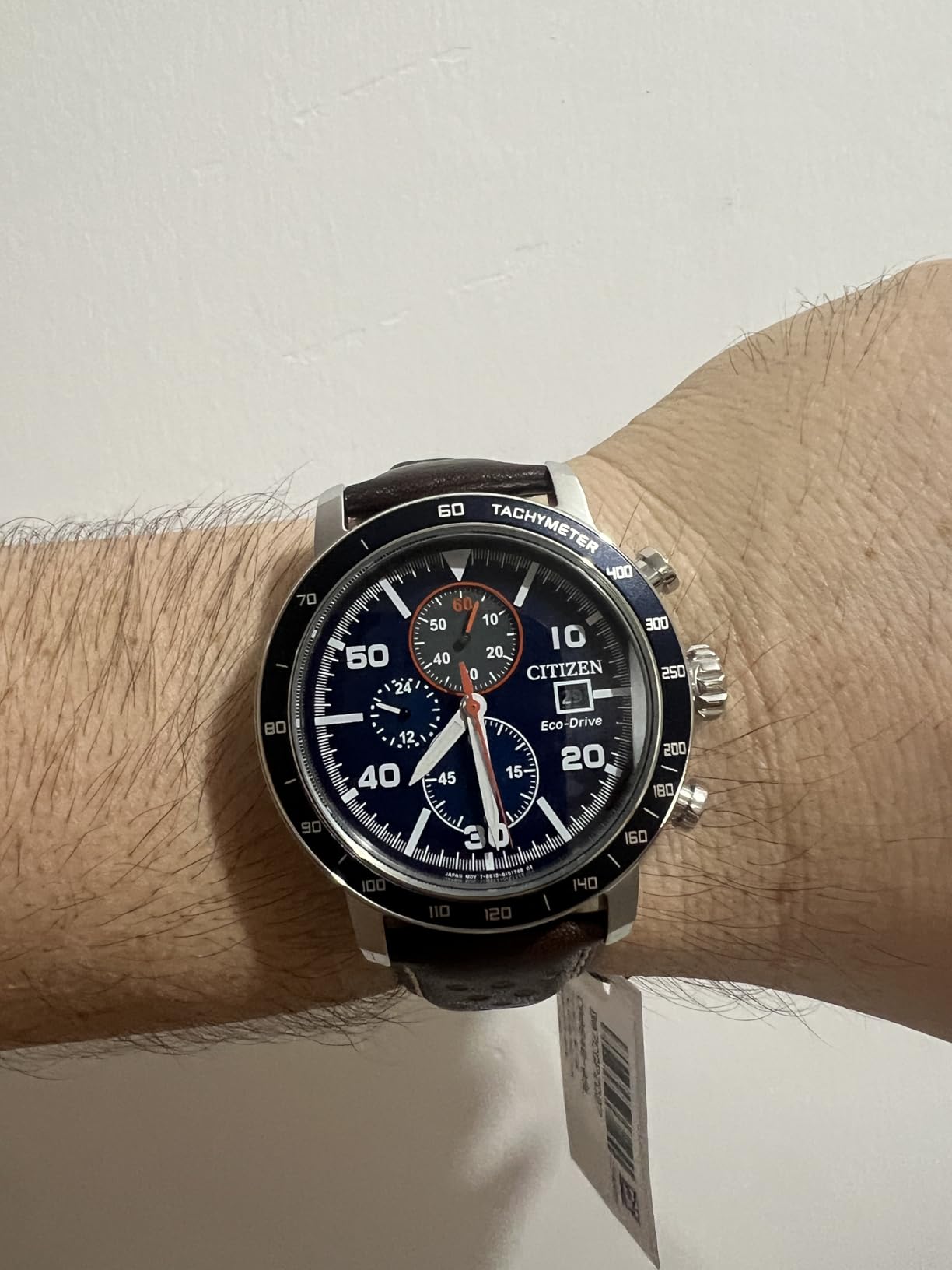 Citizen Men's Eco-Drive Weekender Brycen Chronograph Watch in Stainless Steel customer photo 1