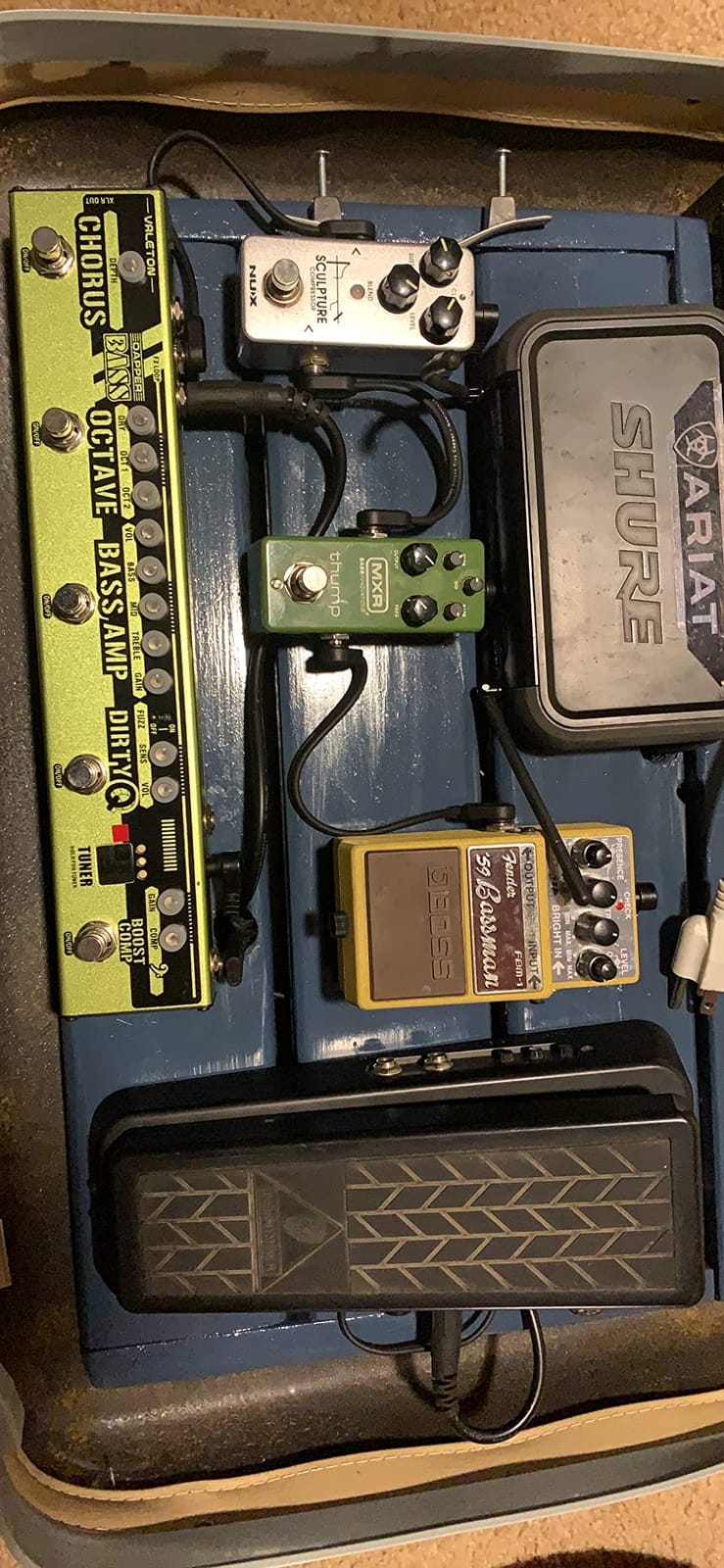 VALETON Dapper Bass DI Preamp Stage Session Gigging Gear Multi-Effects Pedal customer photo 1