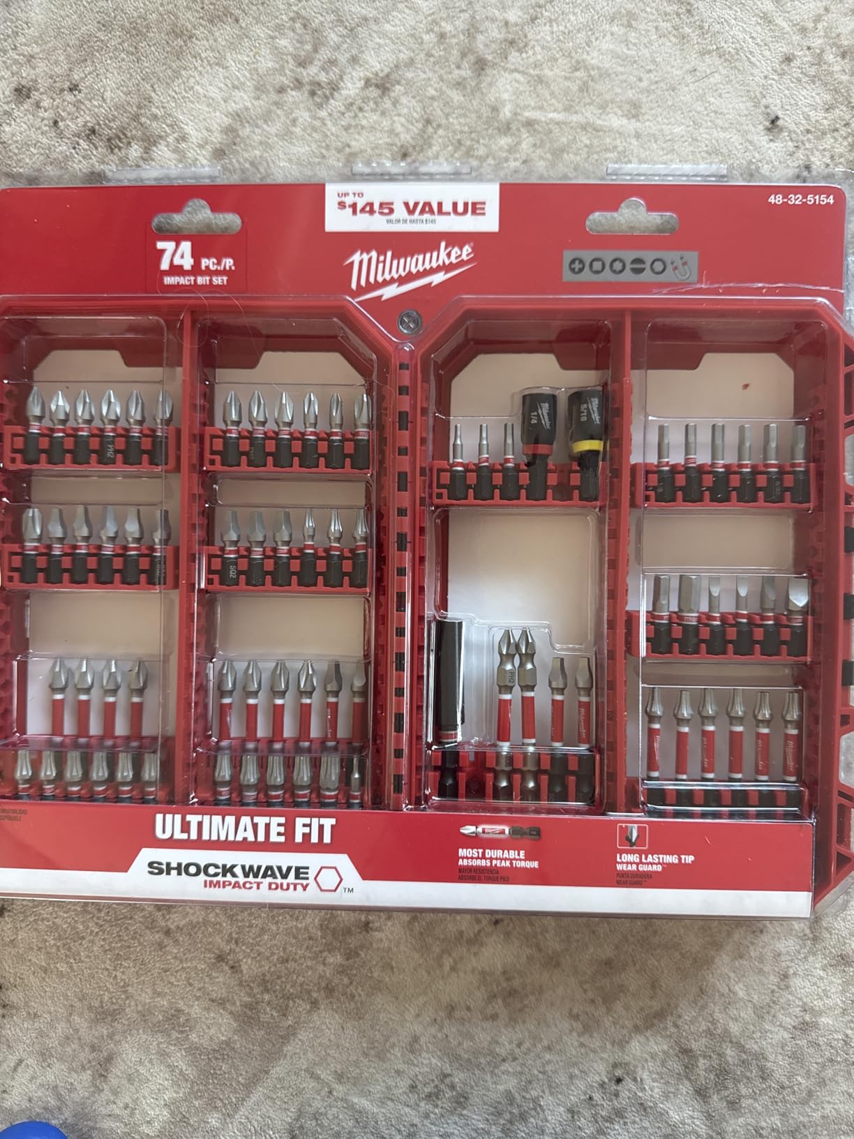 Milwaukee Shockwave Impact Driver Bit Set (74 Piece) 48-32-4062 customer photo 2