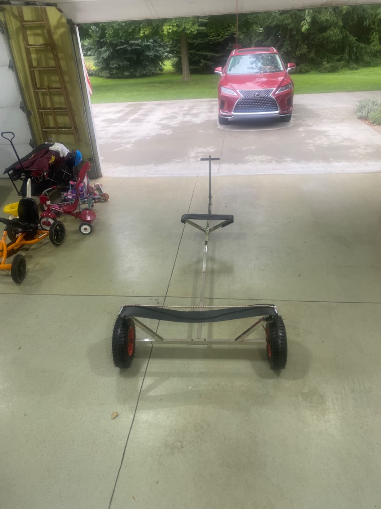 BRIS Stainless Steel Boat Launching Dolly for Inflatable with 16
