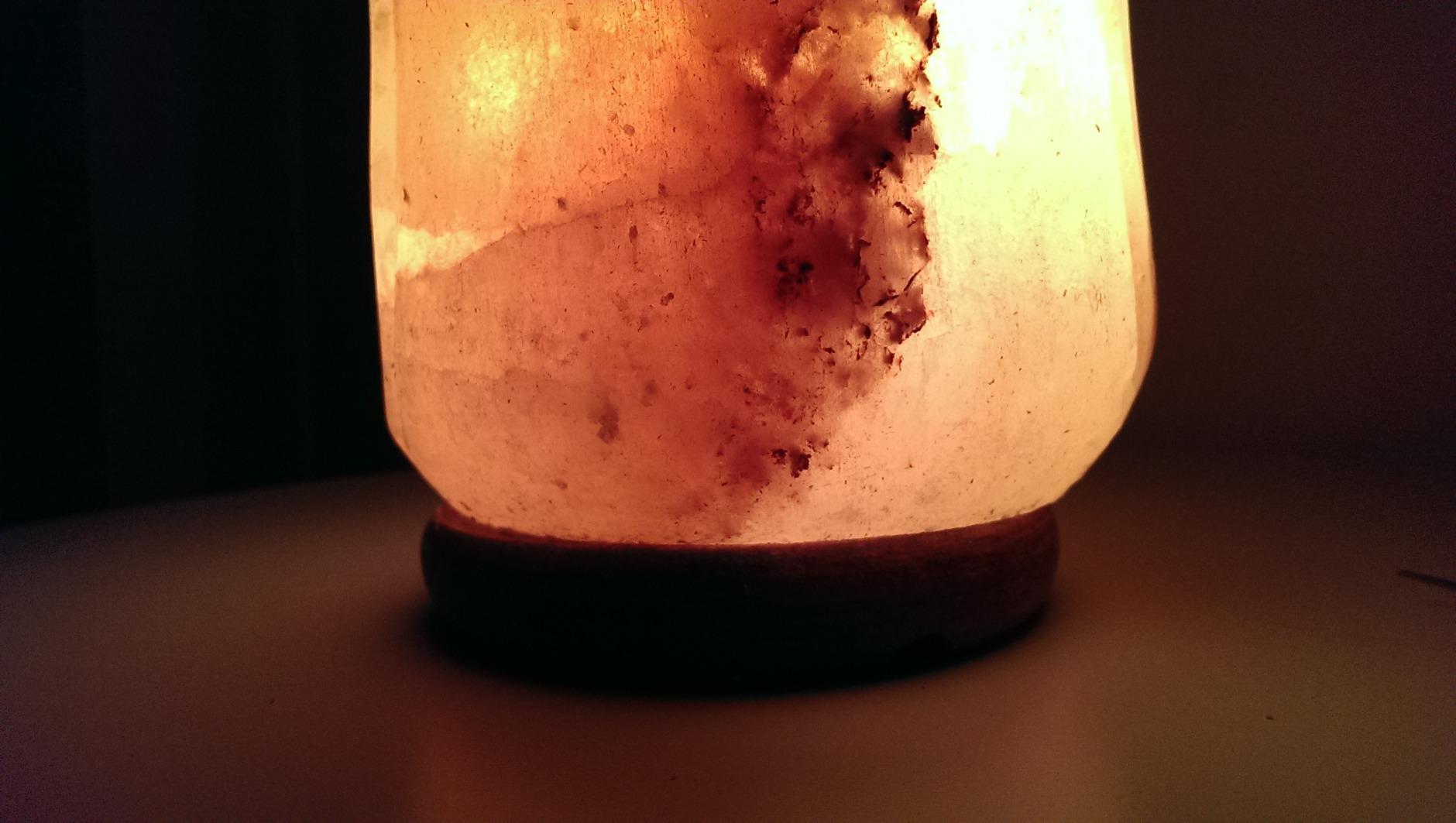 d'aplomb 100% Authentic Natural Himalayan Salt Lamp;Hand Carved Flower Rose customer photo 1