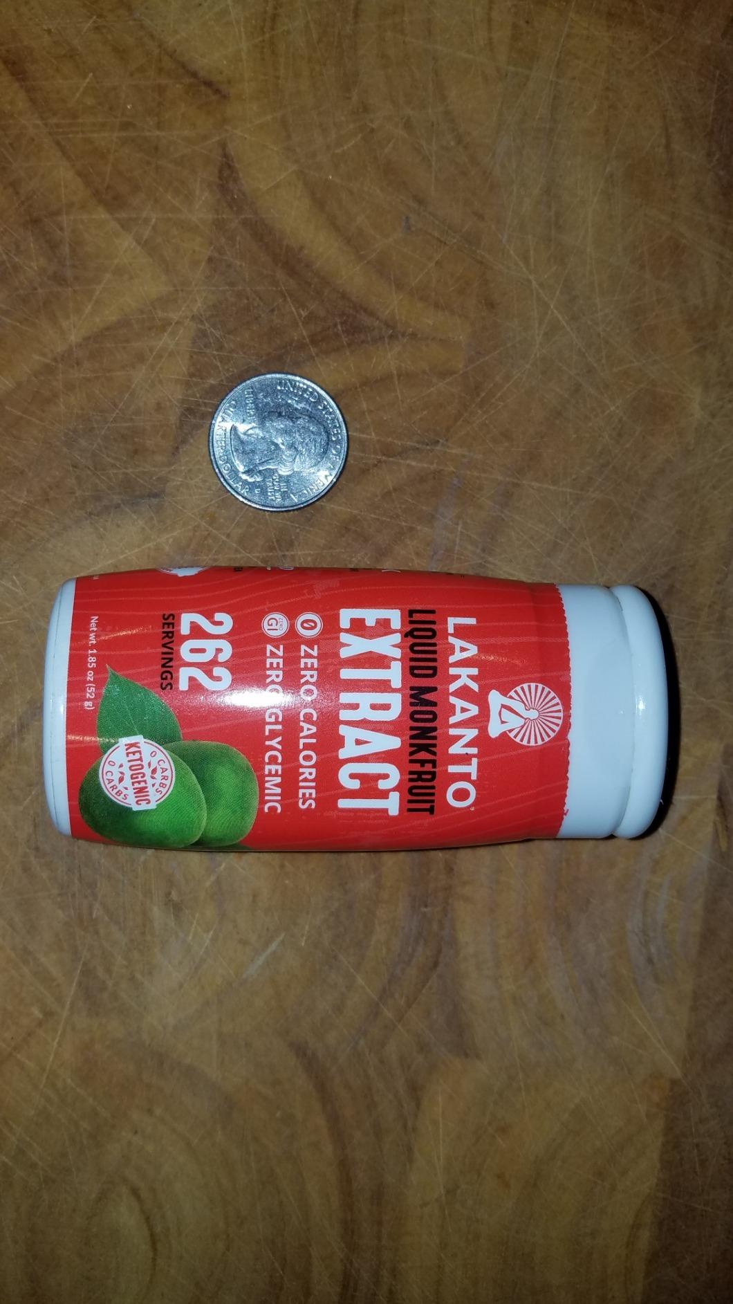Lakanto Liquid Monk Fruit Extract Drops, Original, 1.76 Fl Oz customer photo 1